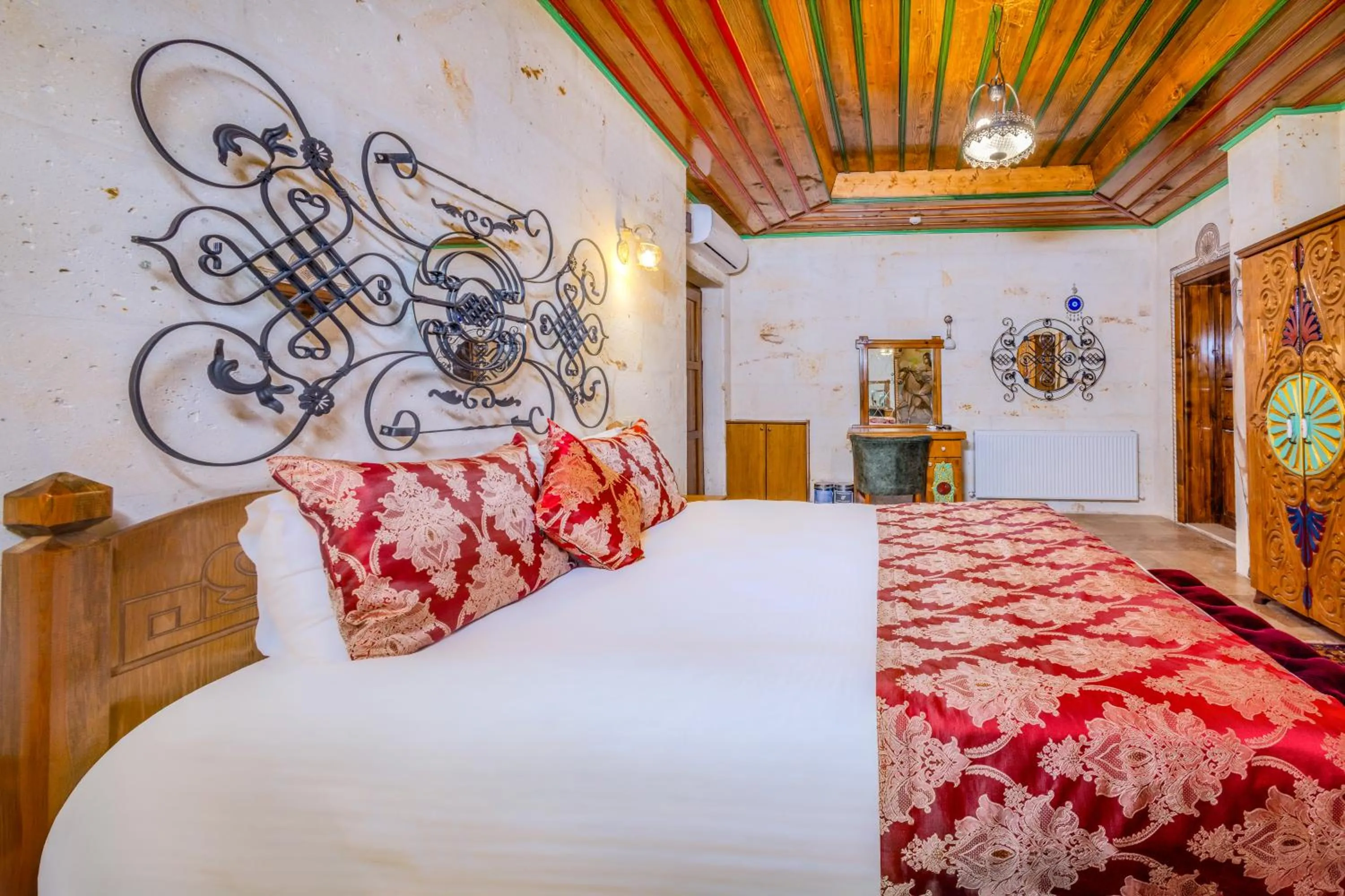 Bed in Çakıltaşı Evi Otel Spa