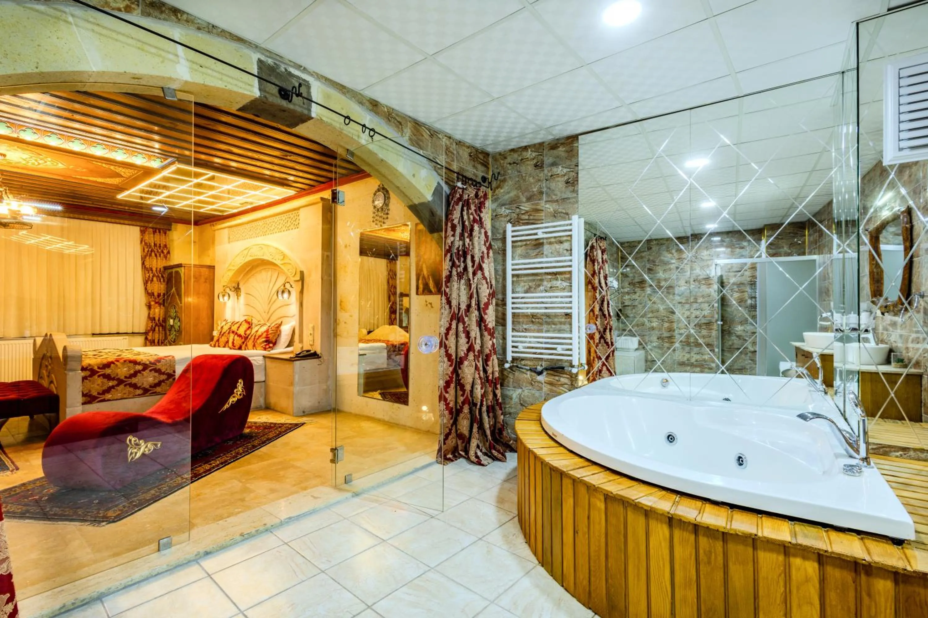 Bed in Çakıltaşı Evi Otel Spa