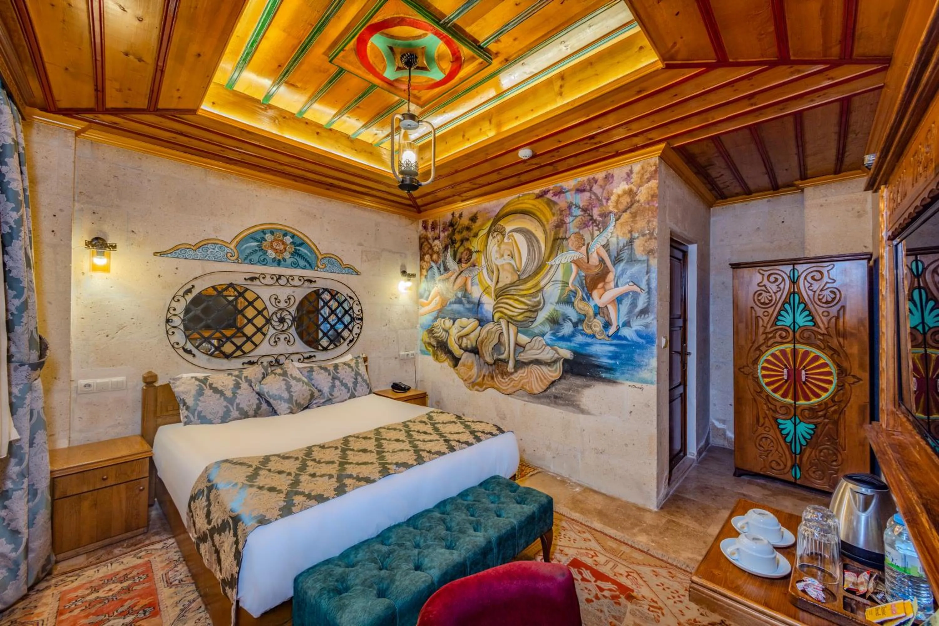 Bed in Çakıltaşı Evi Otel Spa