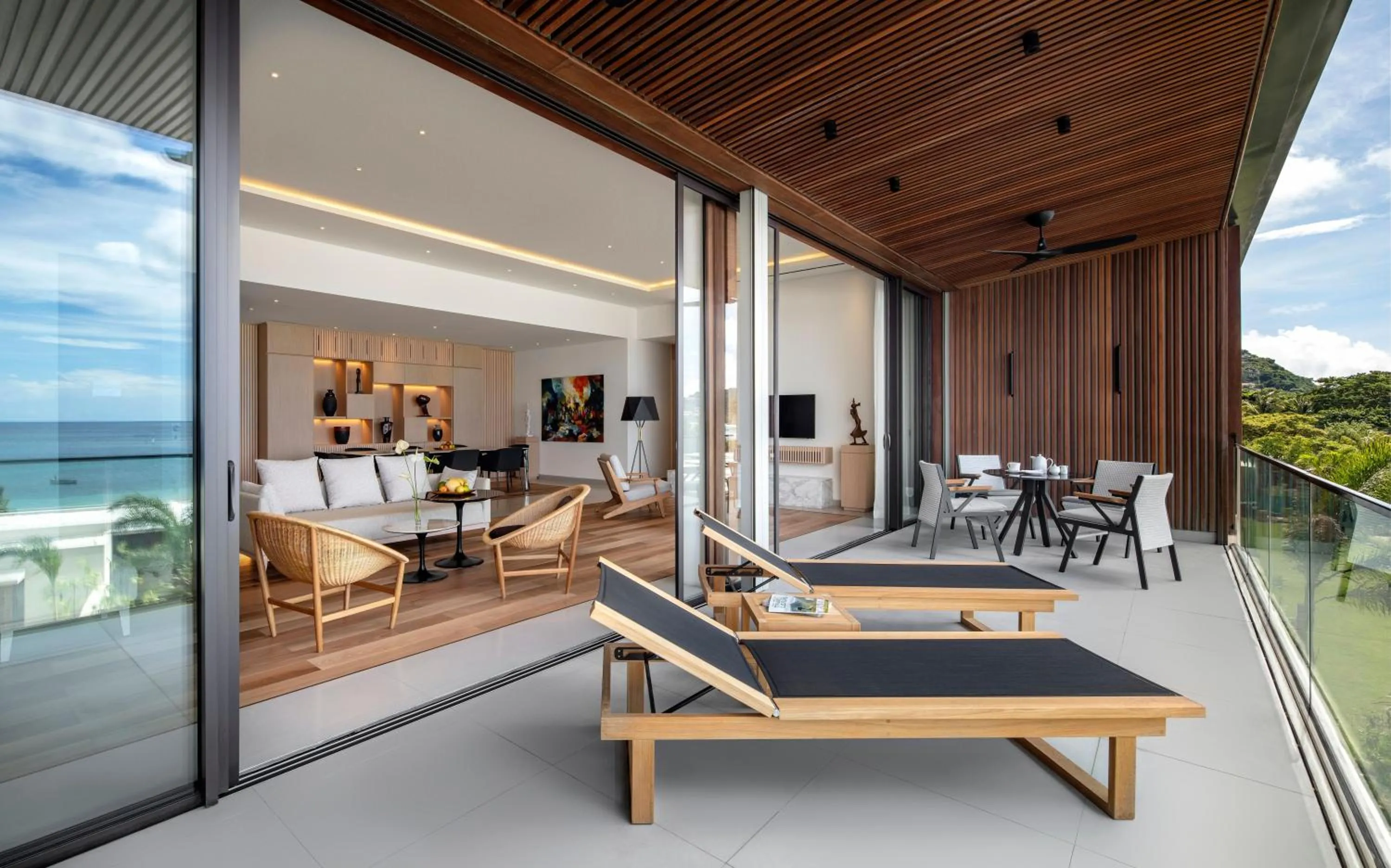 Patio in Silversands Resort Grenada at Grand Anse