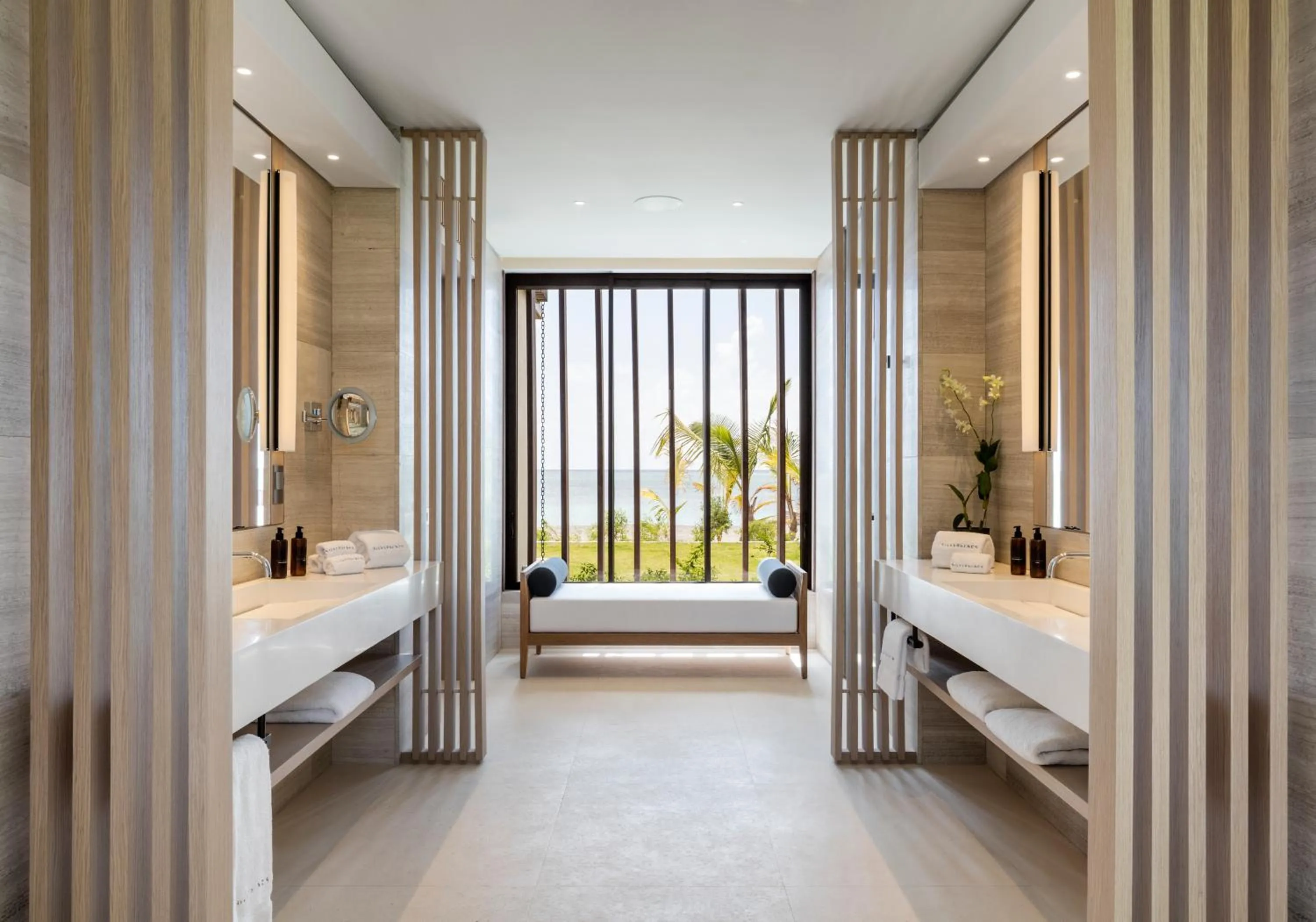 Natural landscape, Bed in Silversands Resort Grenada at Grand Anse