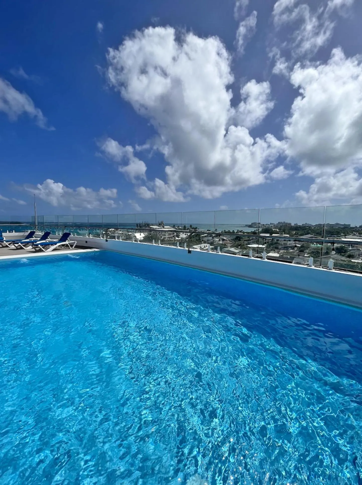 Pool view in Azure Lofts & Pool