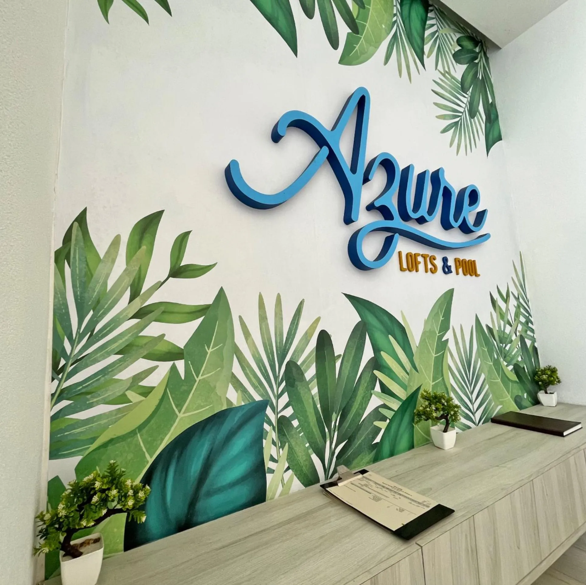 Property logo or sign in Azure Lofts & Pool