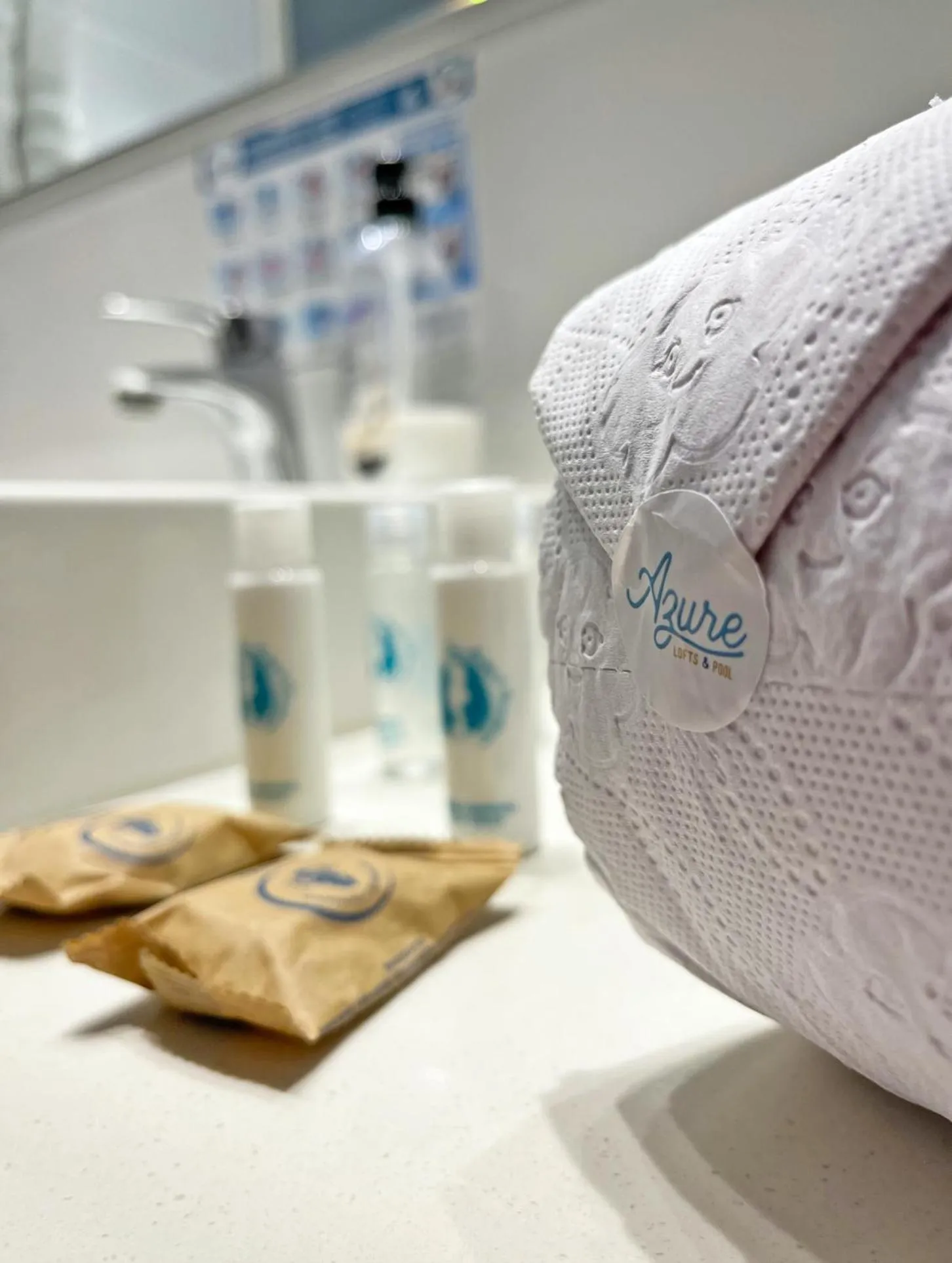 Bathroom in Azure Lofts & Pool