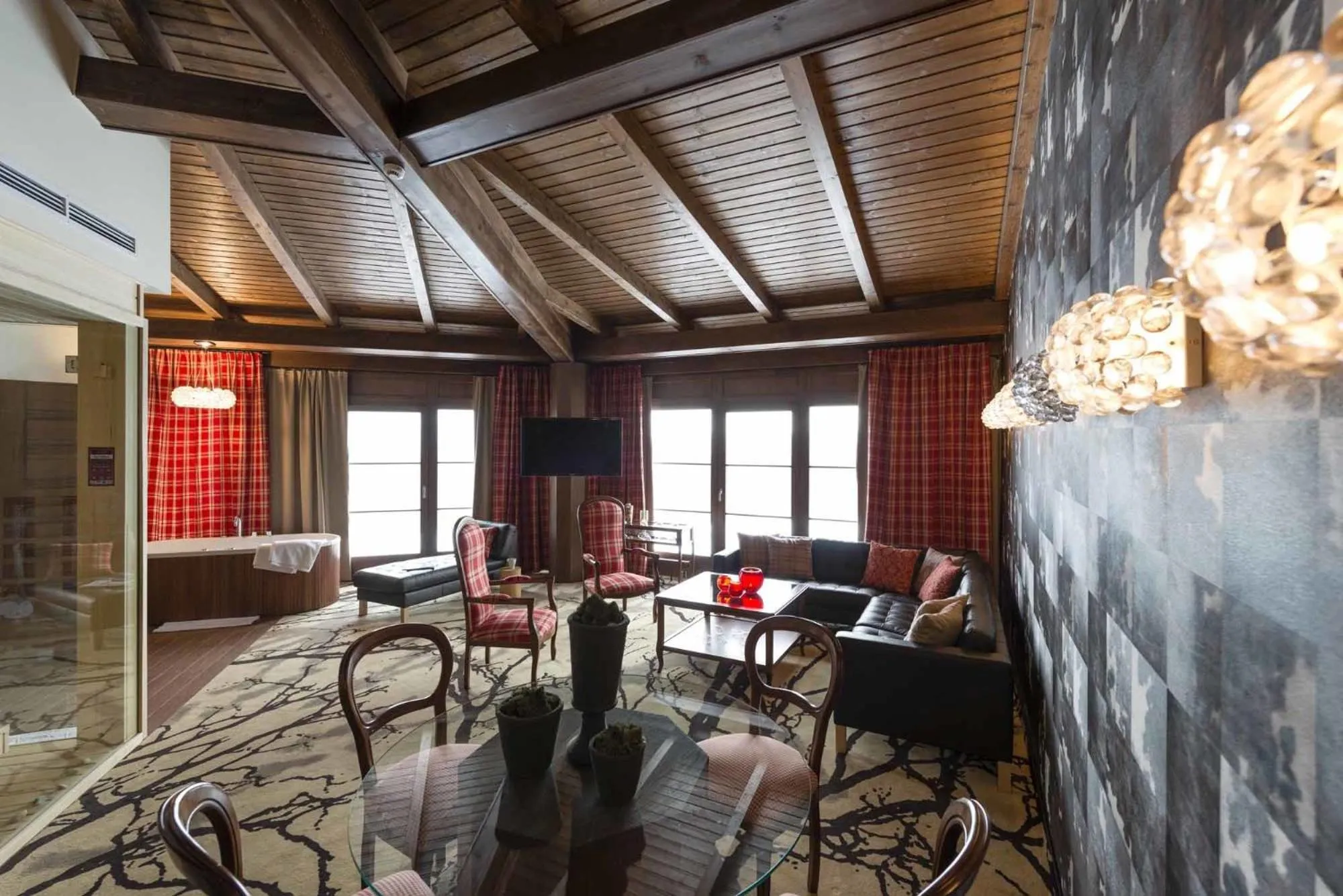 Living room in Hotel Cascade Resort & Spa