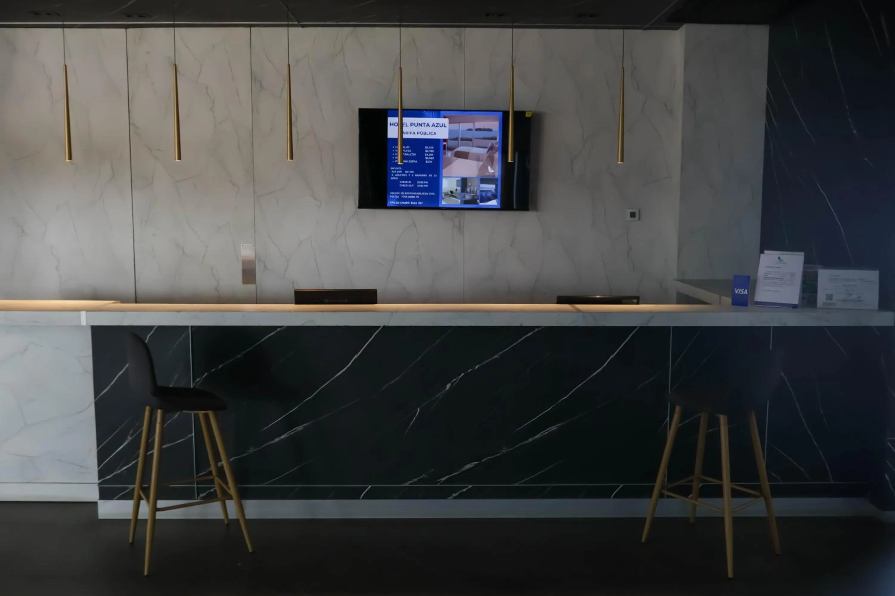 Lobby or reception in Hotel Punta Azul