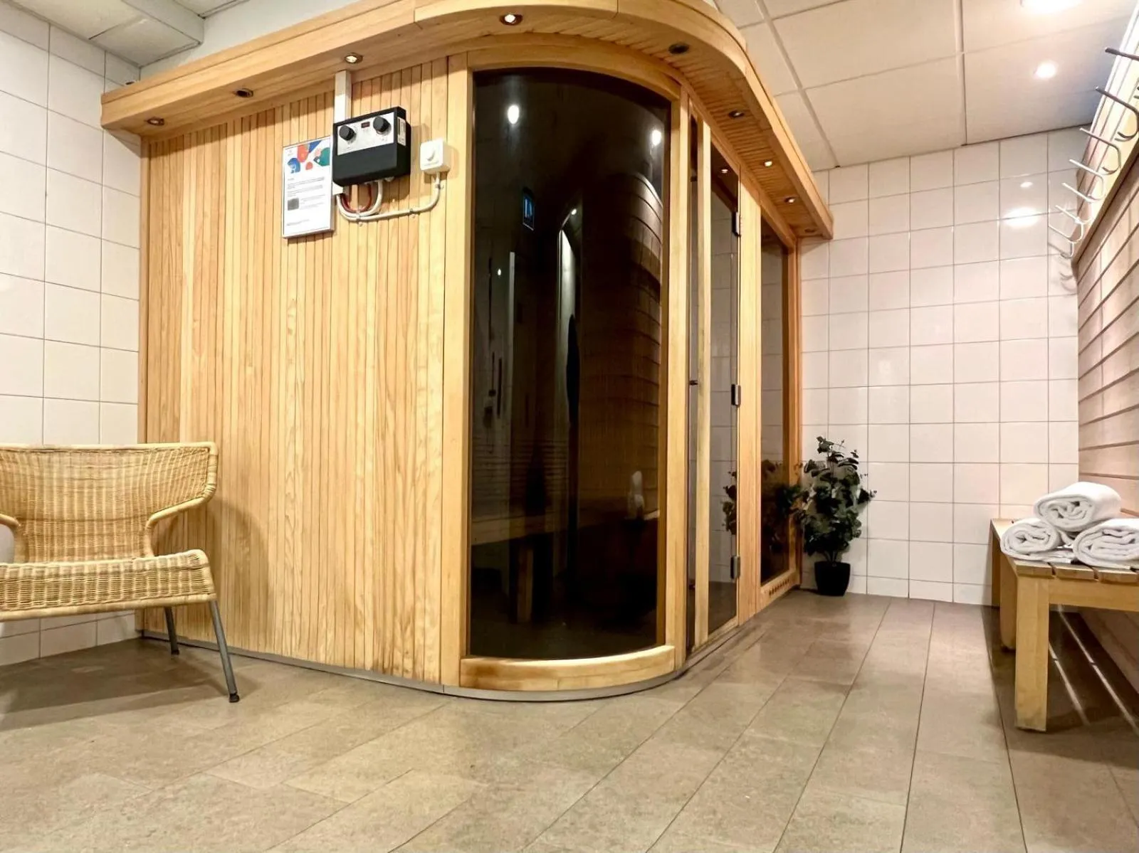 Sauna in Forenom Aparthotel Lund