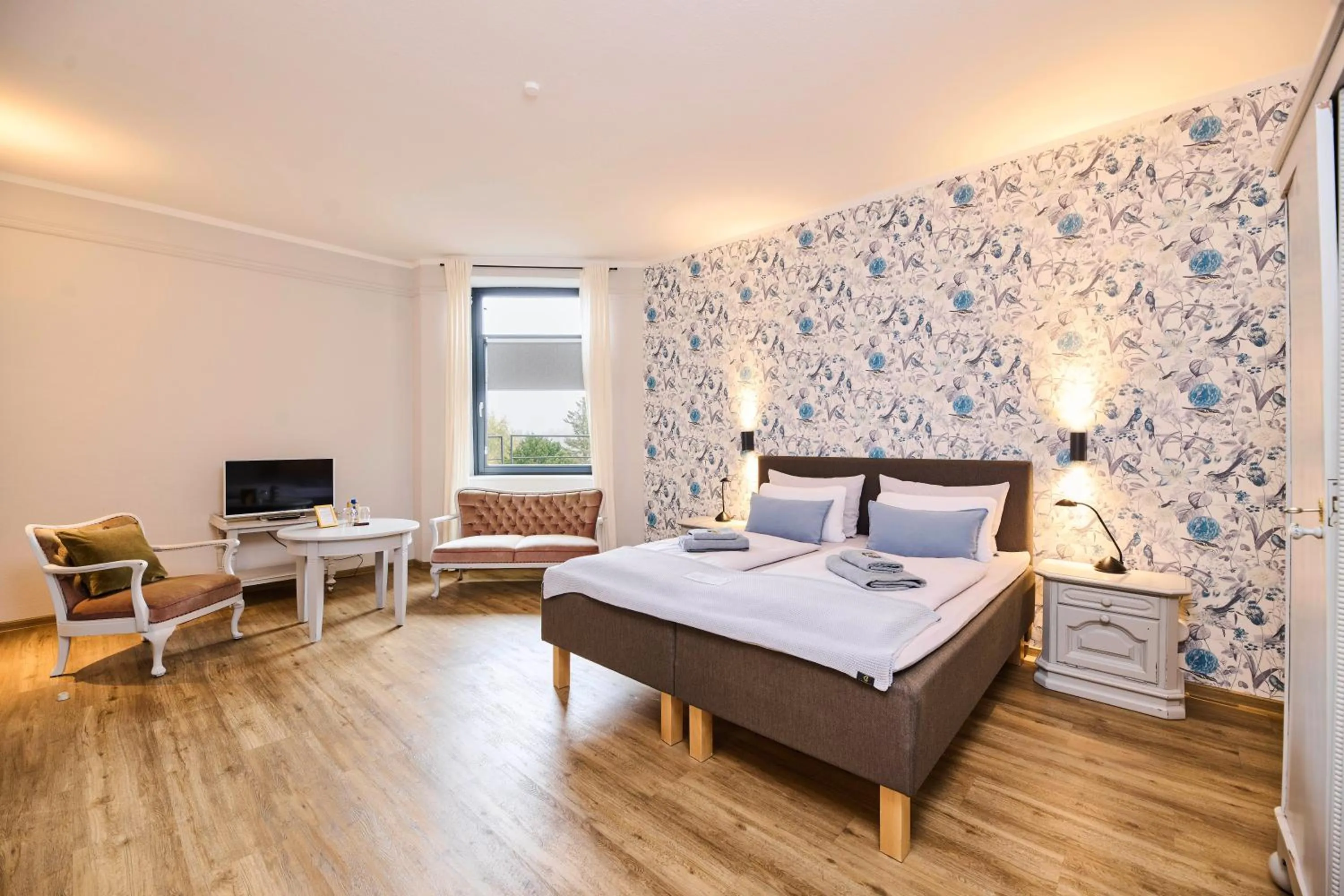 Bed in Schlosshotel Braunfels & Himmelreich