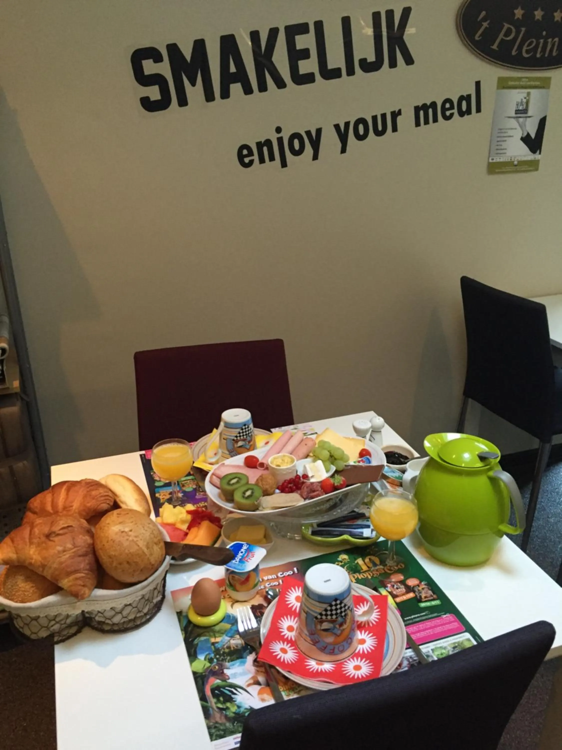 Breakfast in B&B T Pleintje