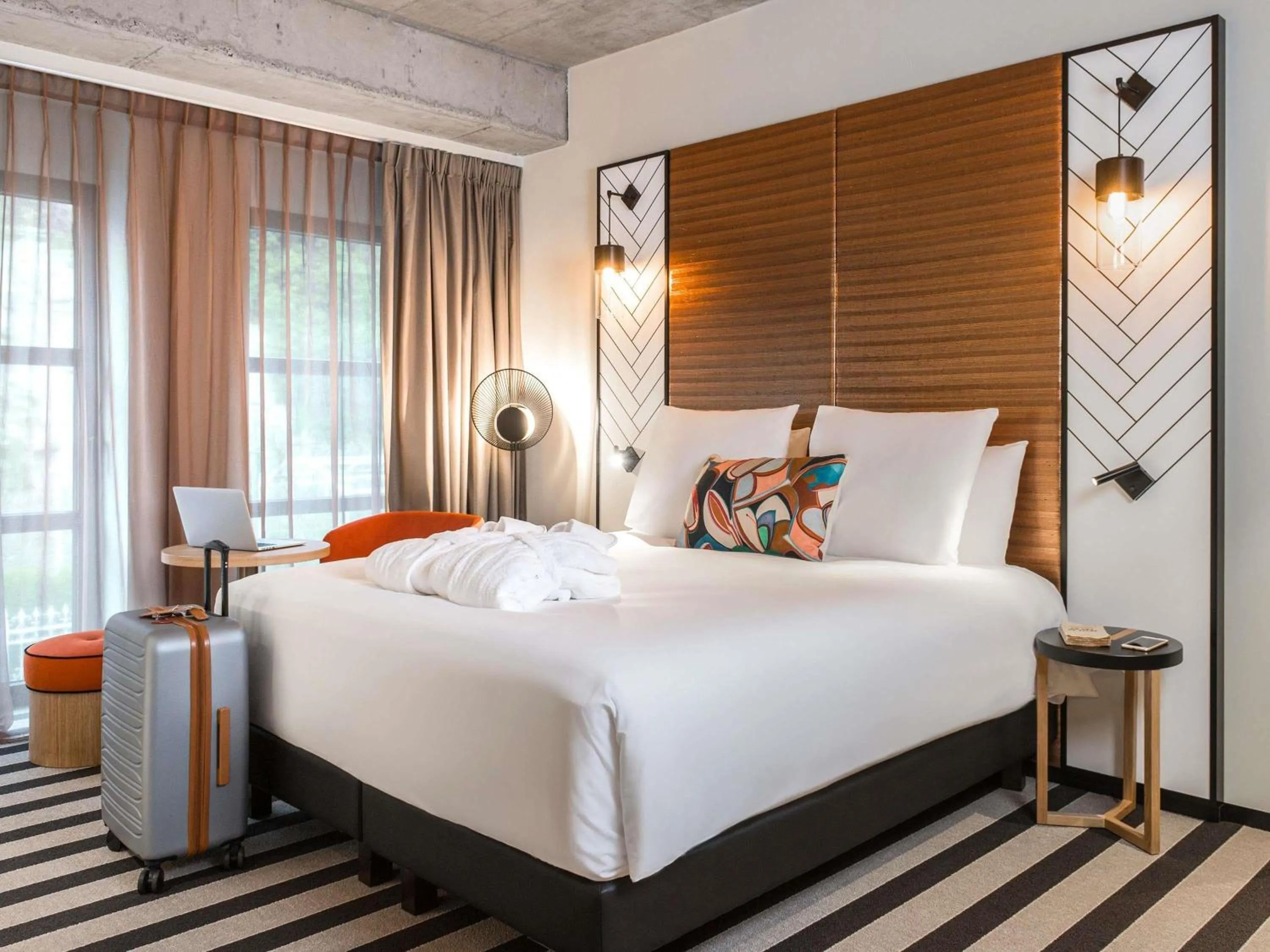 Bedroom, Bed in Mercure Luxembourg Off Kirchberg