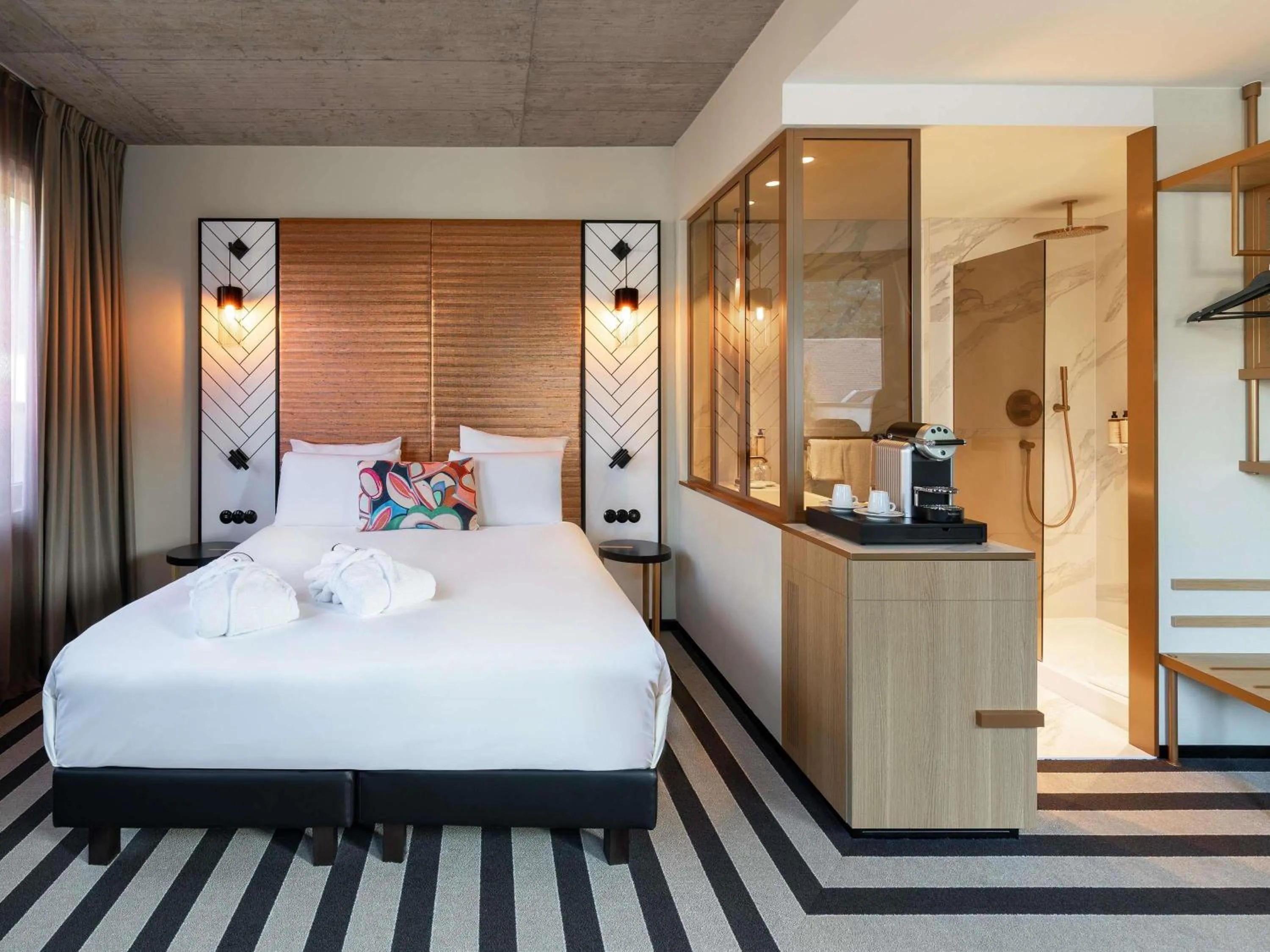 Bedroom, Bed in Mercure Luxembourg Off Kirchberg