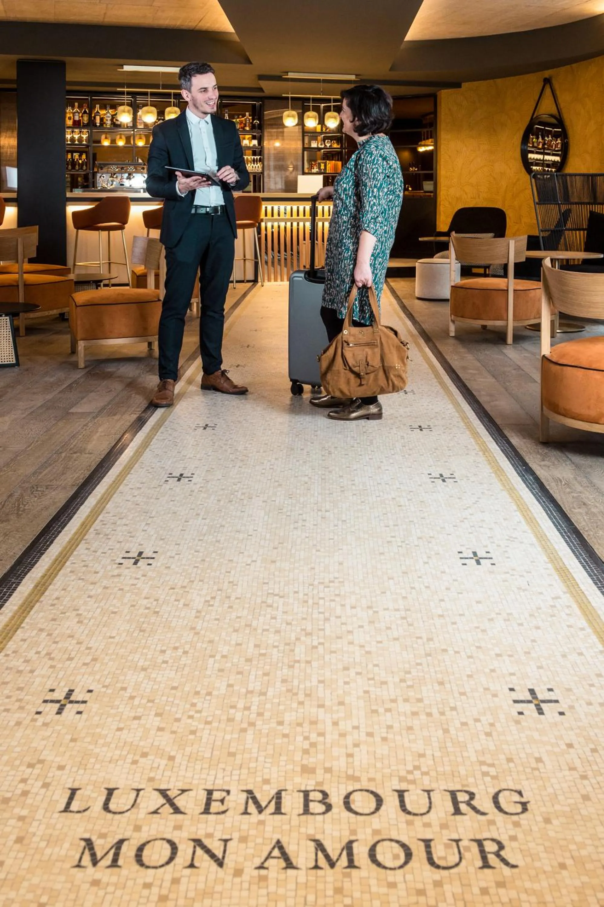 Text overlay in Mercure Luxembourg Off Kirchberg