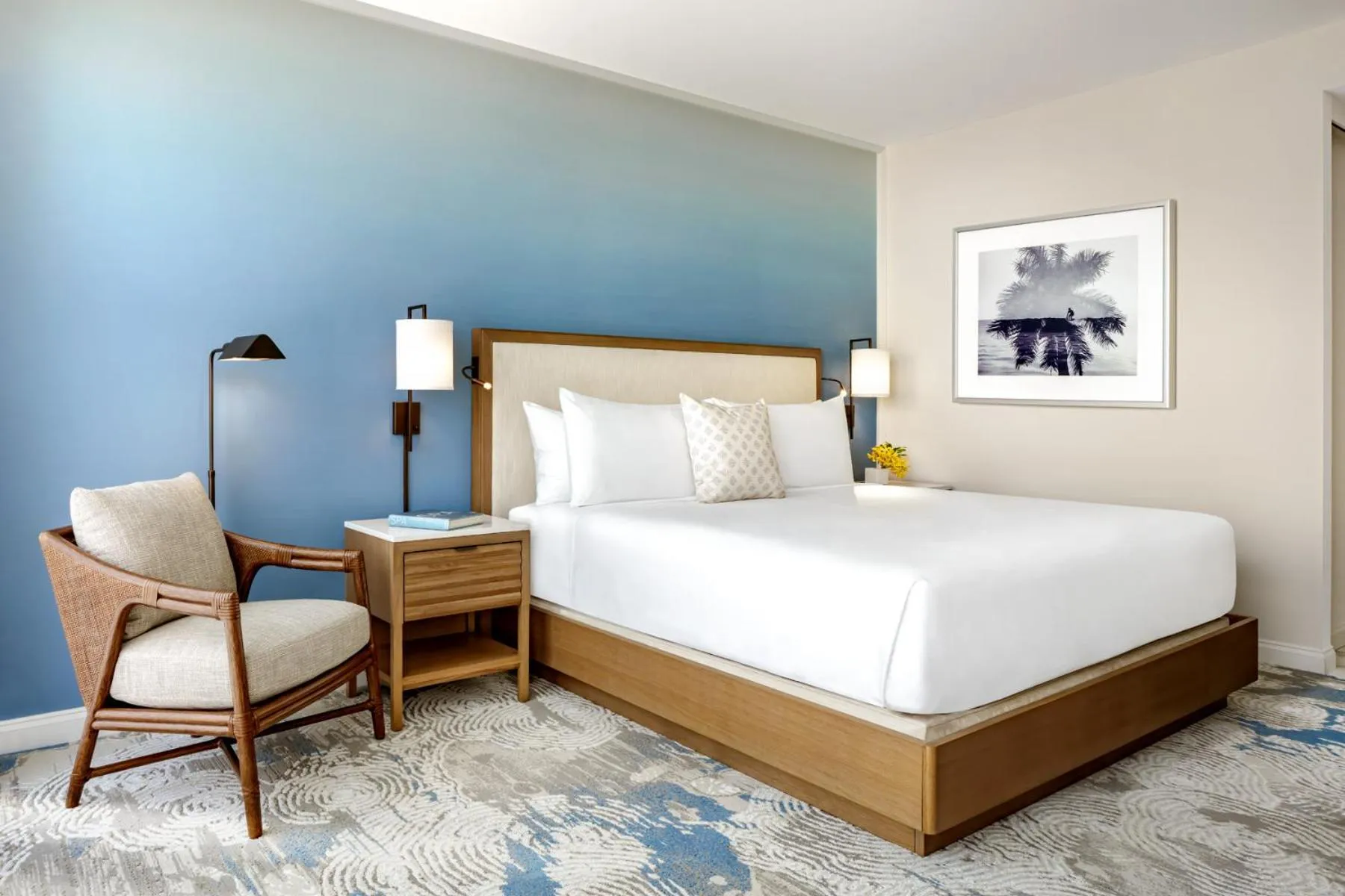 Bedroom, Bed in Halepuna Waikiki by Halekulani - NO RESORT FEE