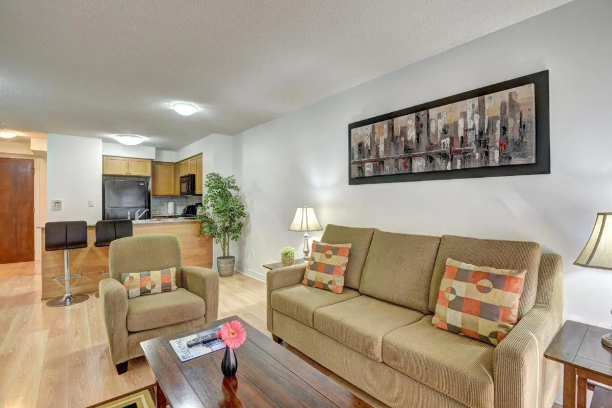 Living room in Bombay Suites Mississauga