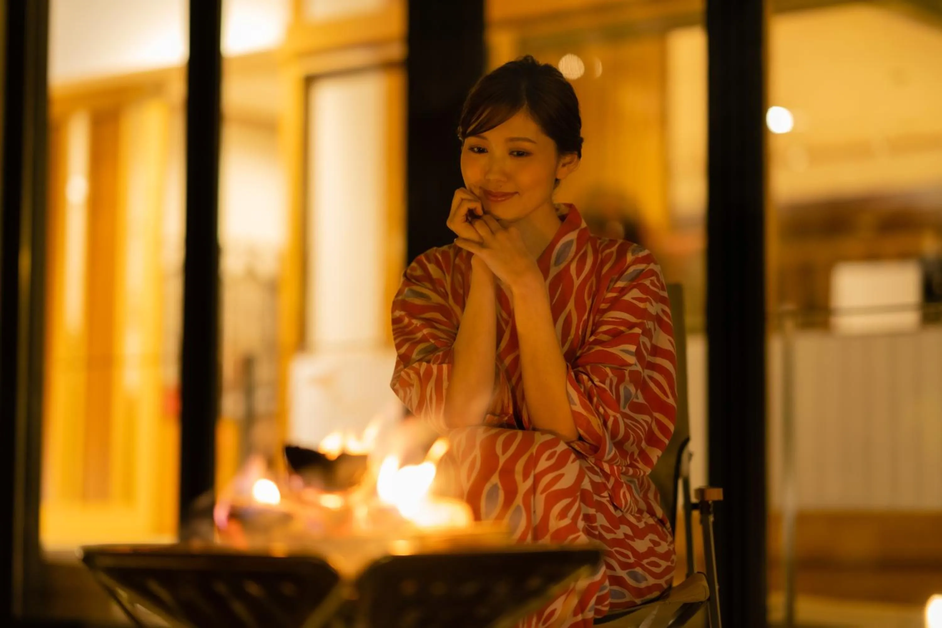 Property building in Hotel Hoho "A hotel overlooking the Echigo Plain and the Yahiko mountain range" formerly Hotel Oohashi Yakata-no-Yu