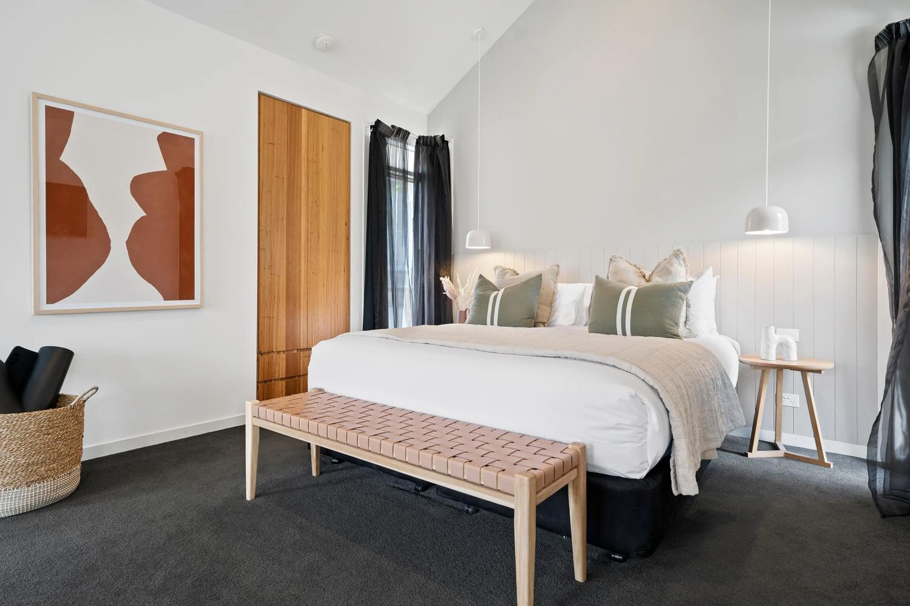 Bedroom, Bed in Hepburn Bathhouse & Spa Villas