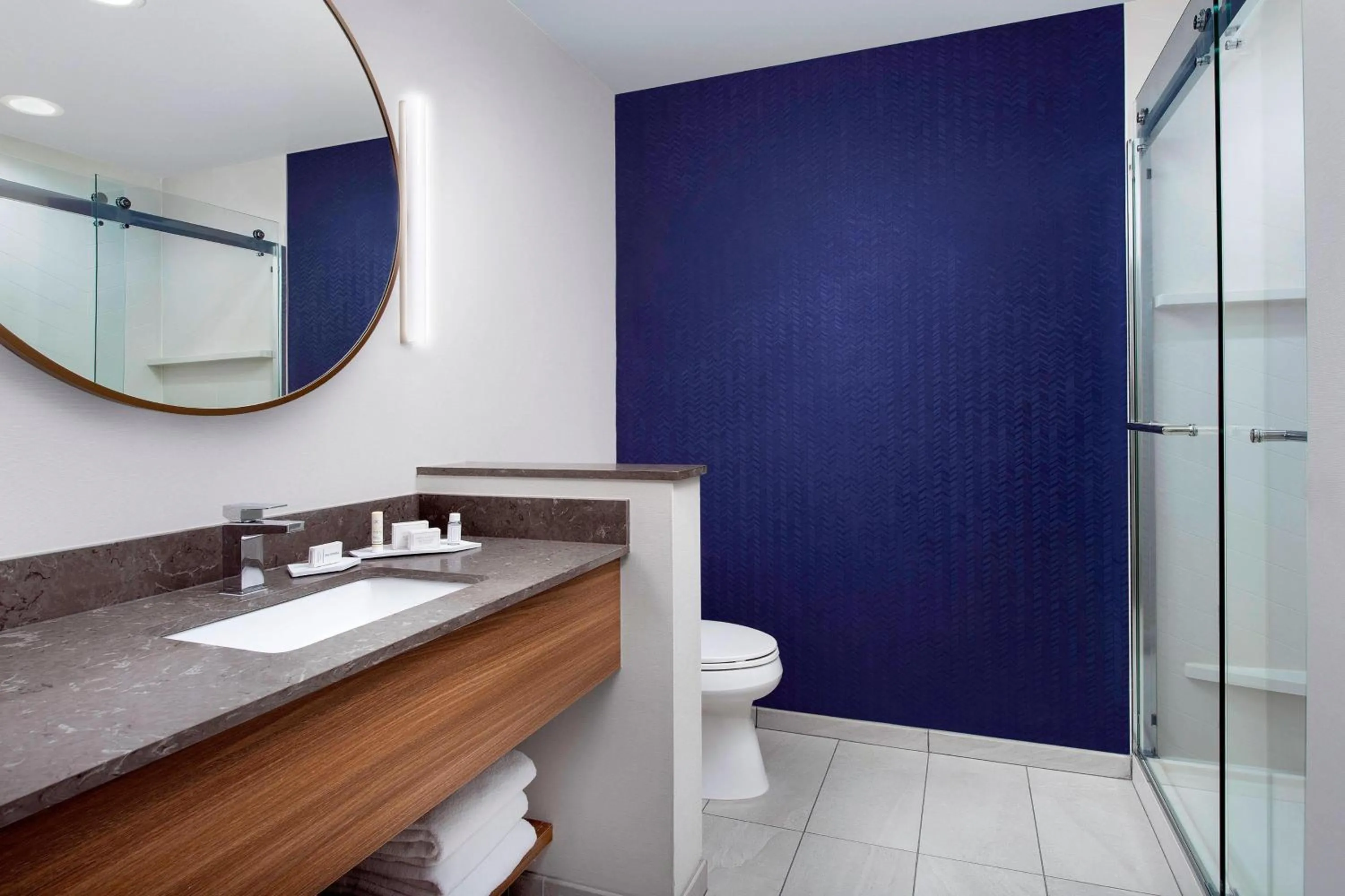 Shower in Fairfield Inn & Suites by Marriott Denver Tech Center North