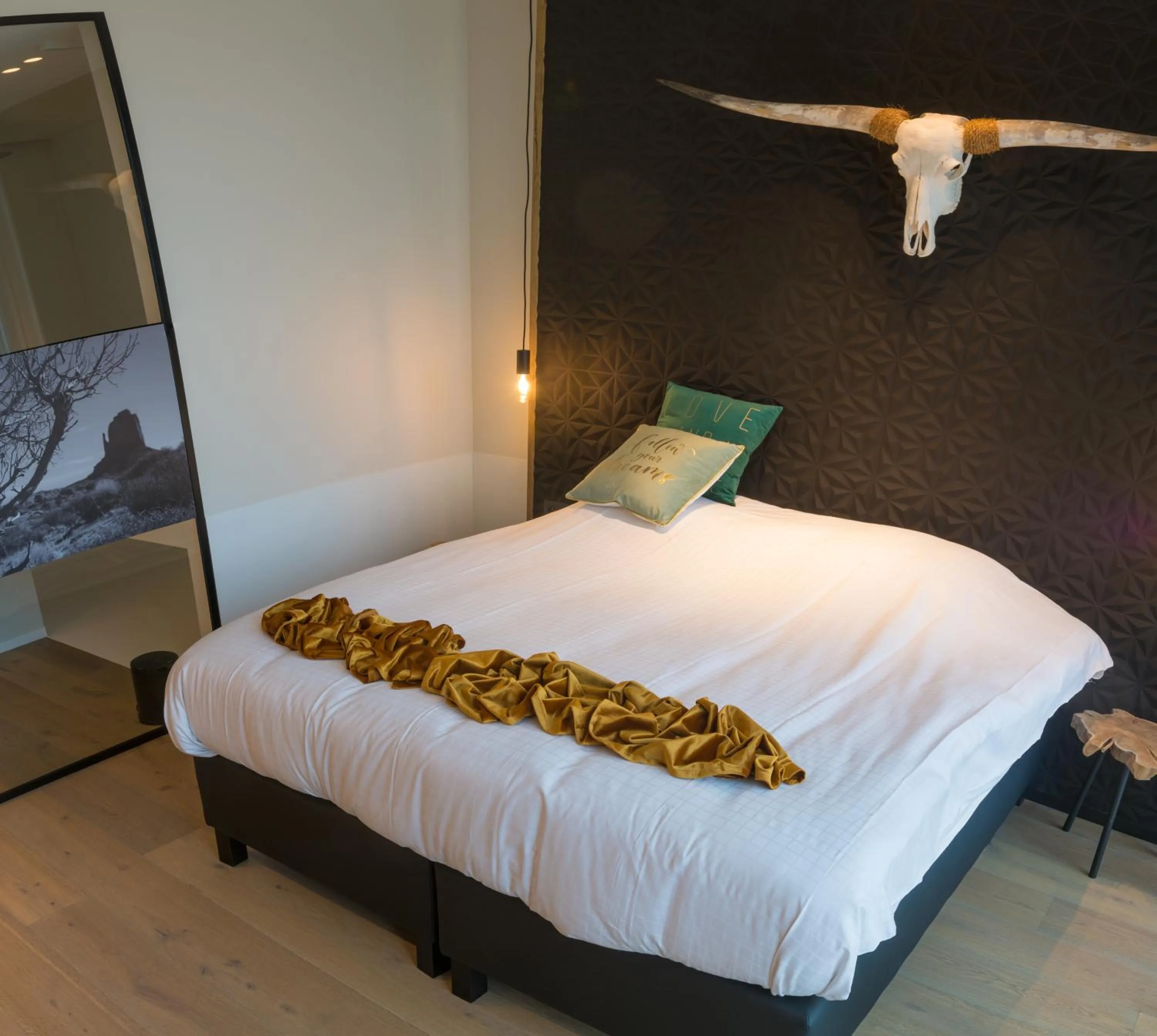 Bedroom, Bed in Hotel Shamrock