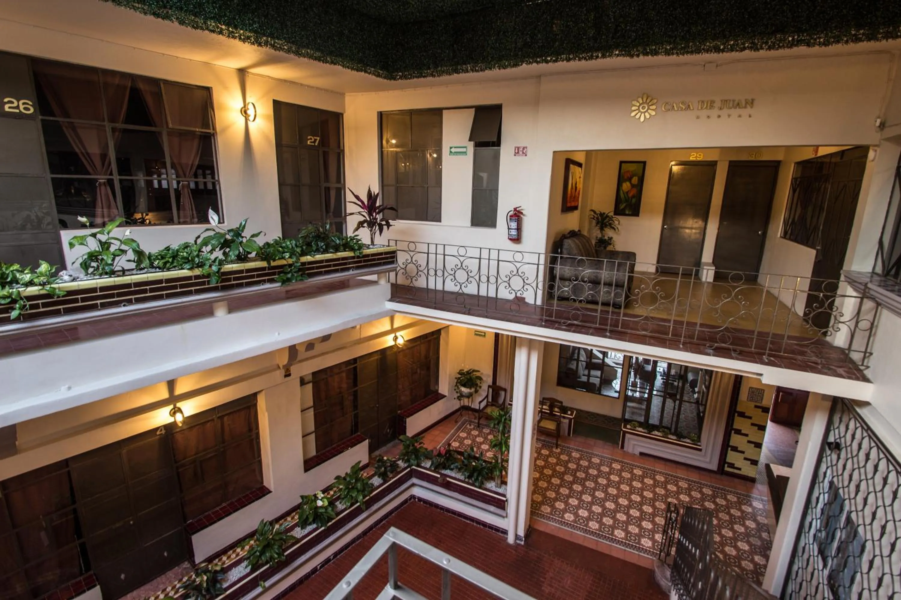 Patio in Casa de Juan Hostal