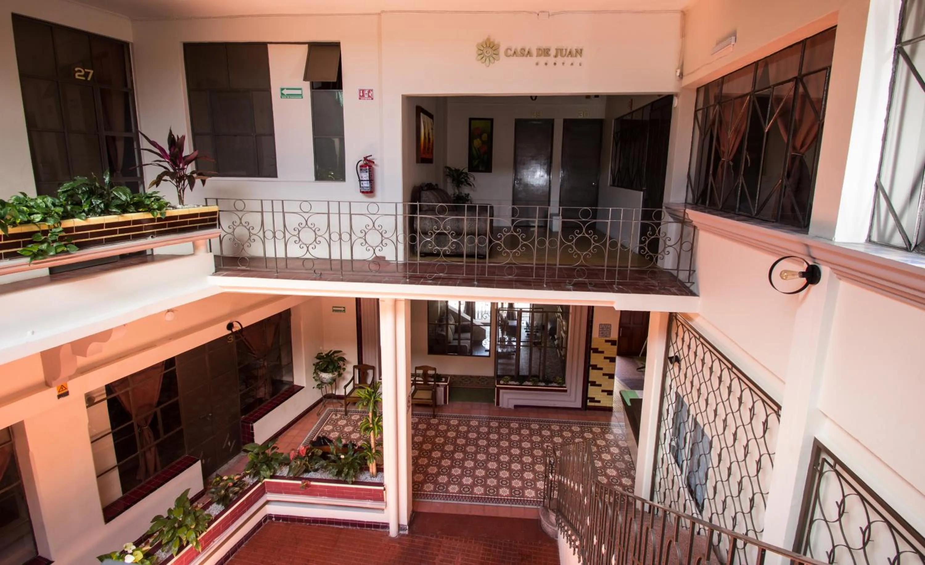 Patio in Casa de Juan Hostal