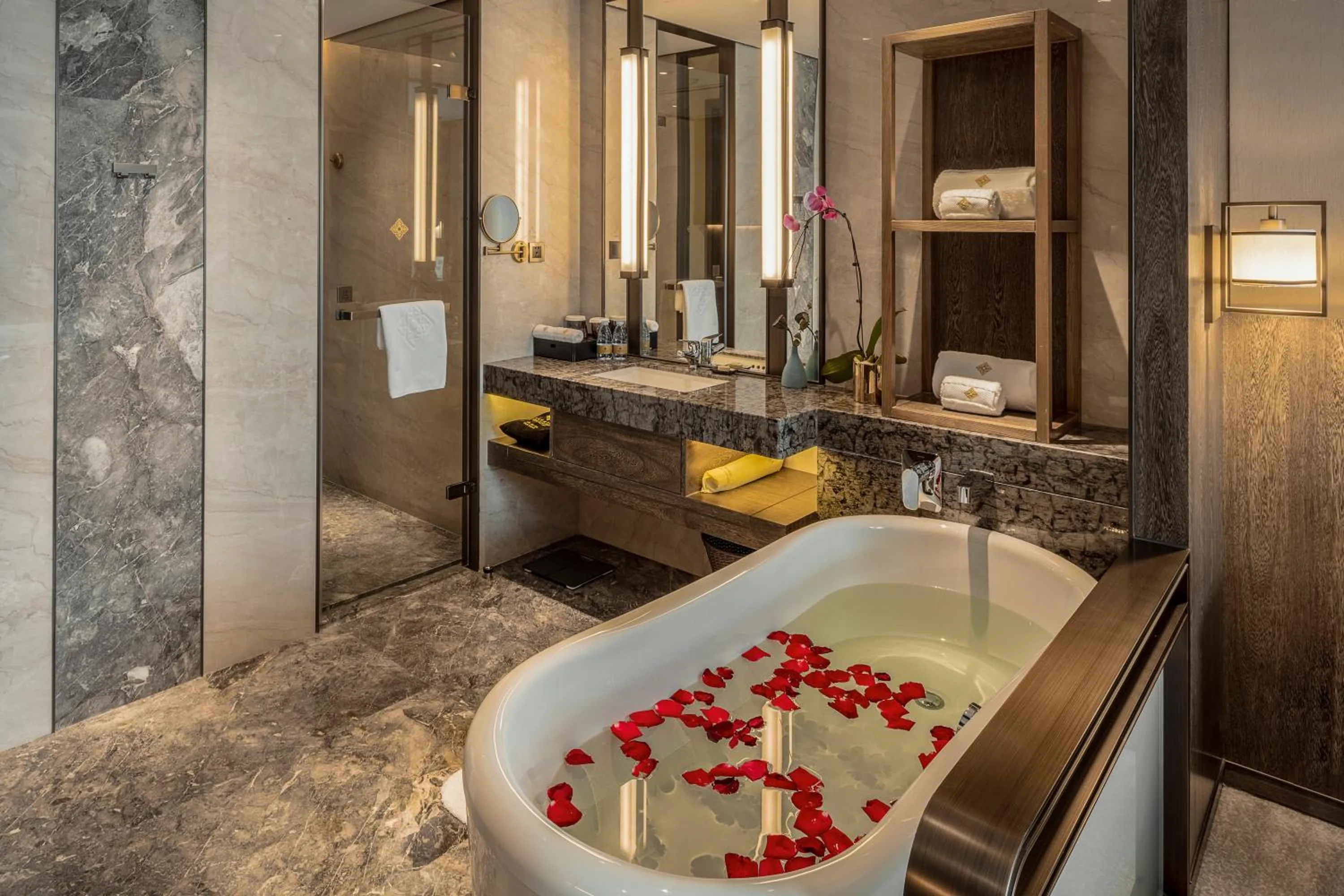 Bathroom in Jinling Grand Hotel