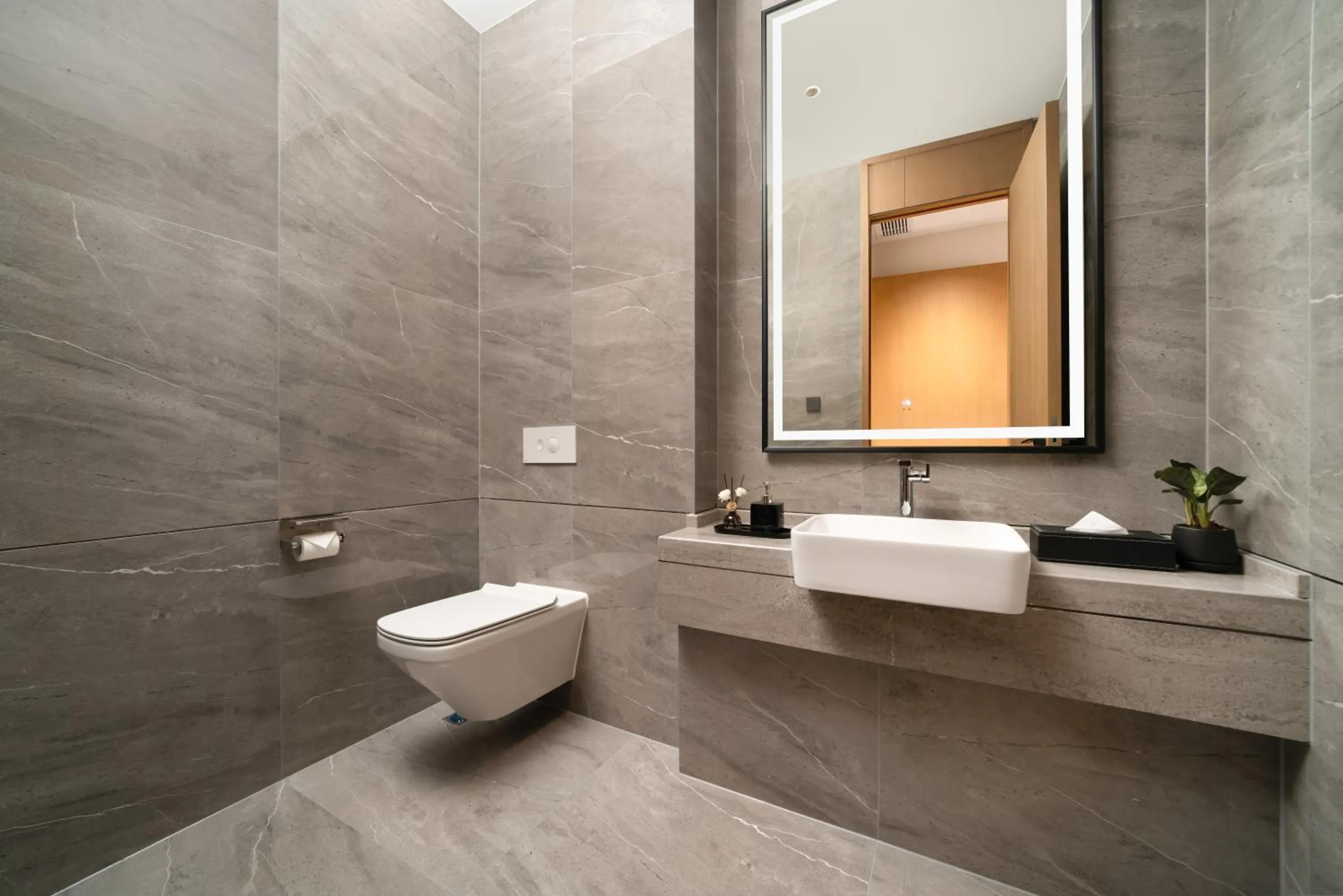 Toilet in Projoy Hotel Tianfu