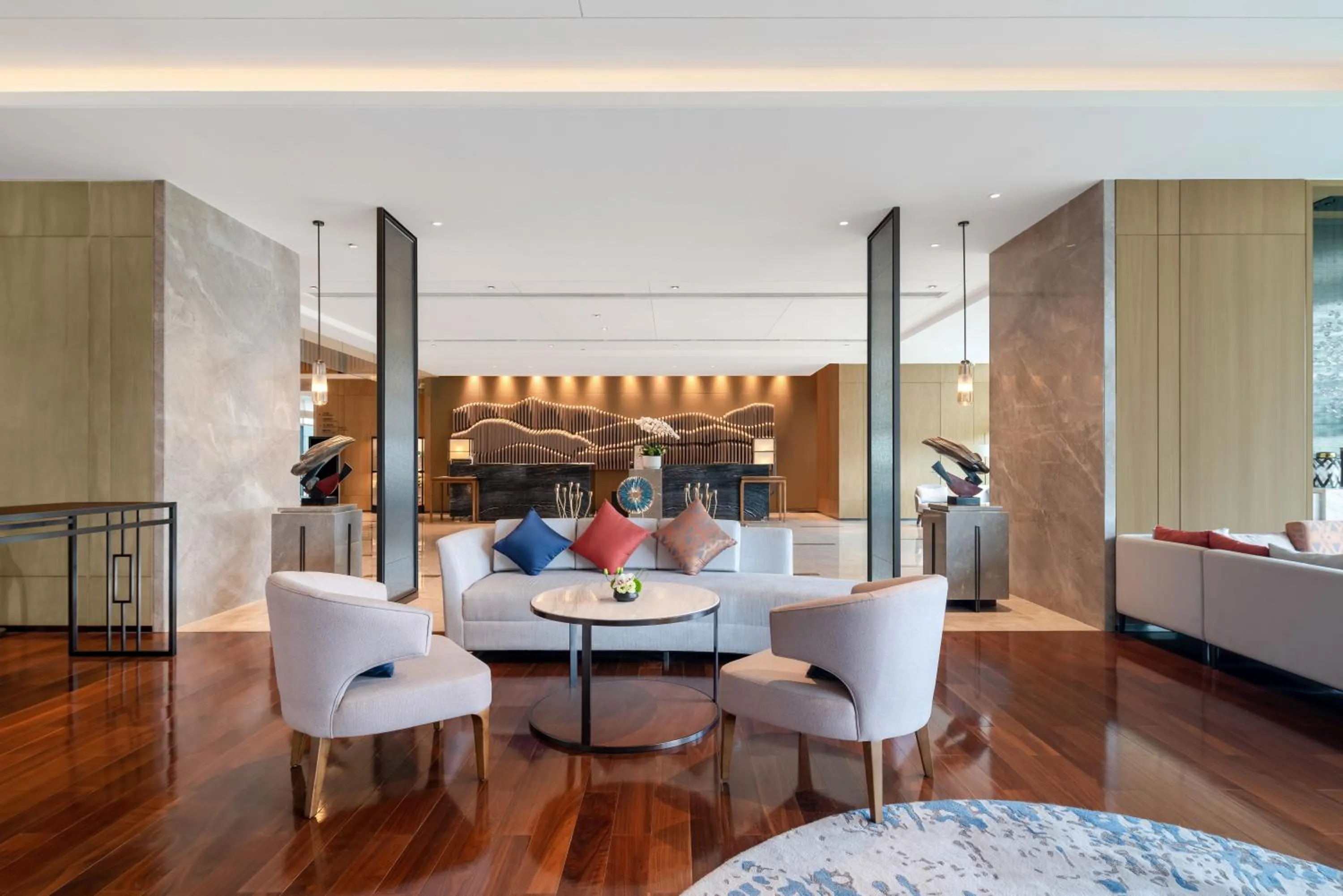 Seating area in Projoy Hotel Tianfu