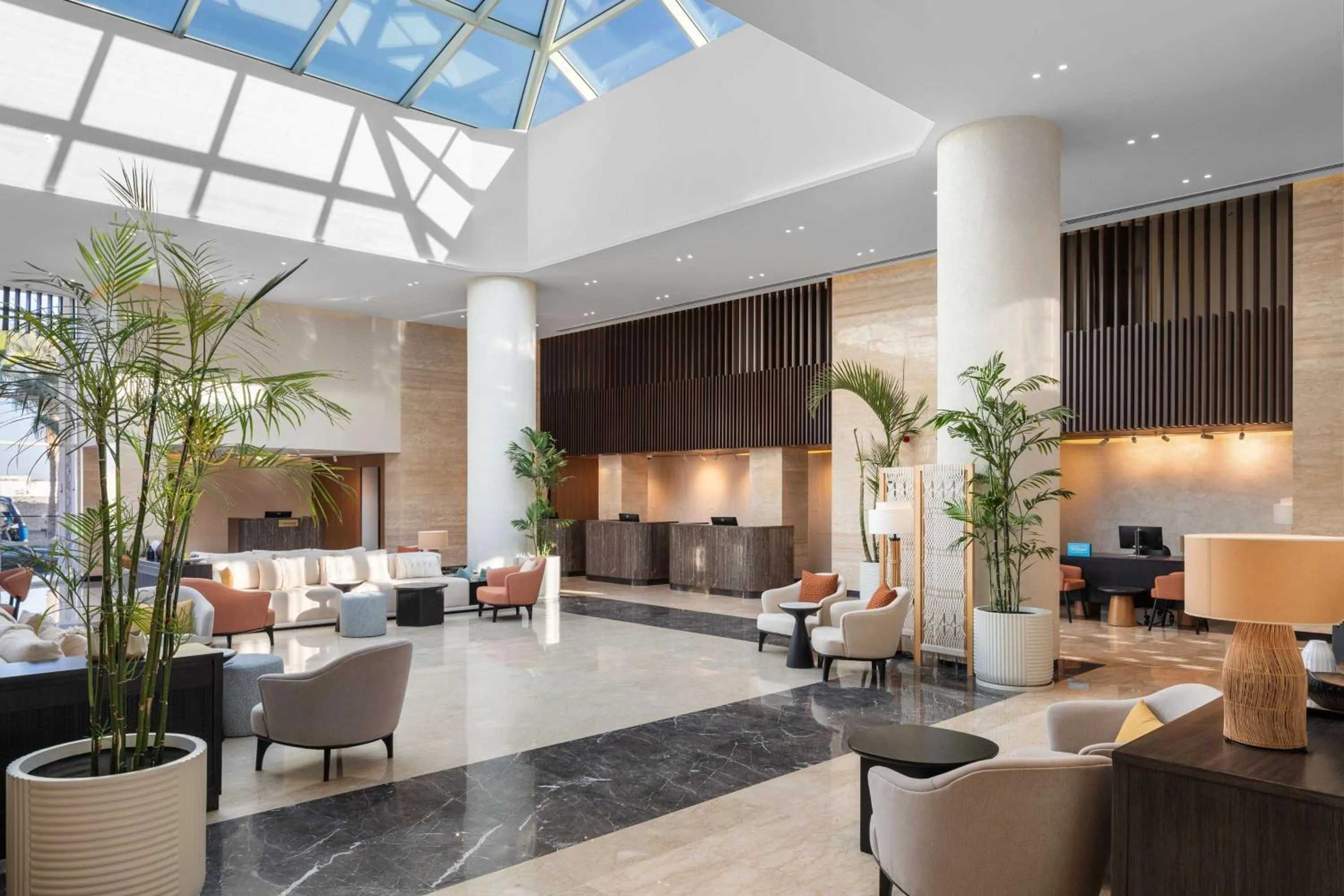 Lobby or reception in DoubleTree by Hilton Sharks Bay Resort