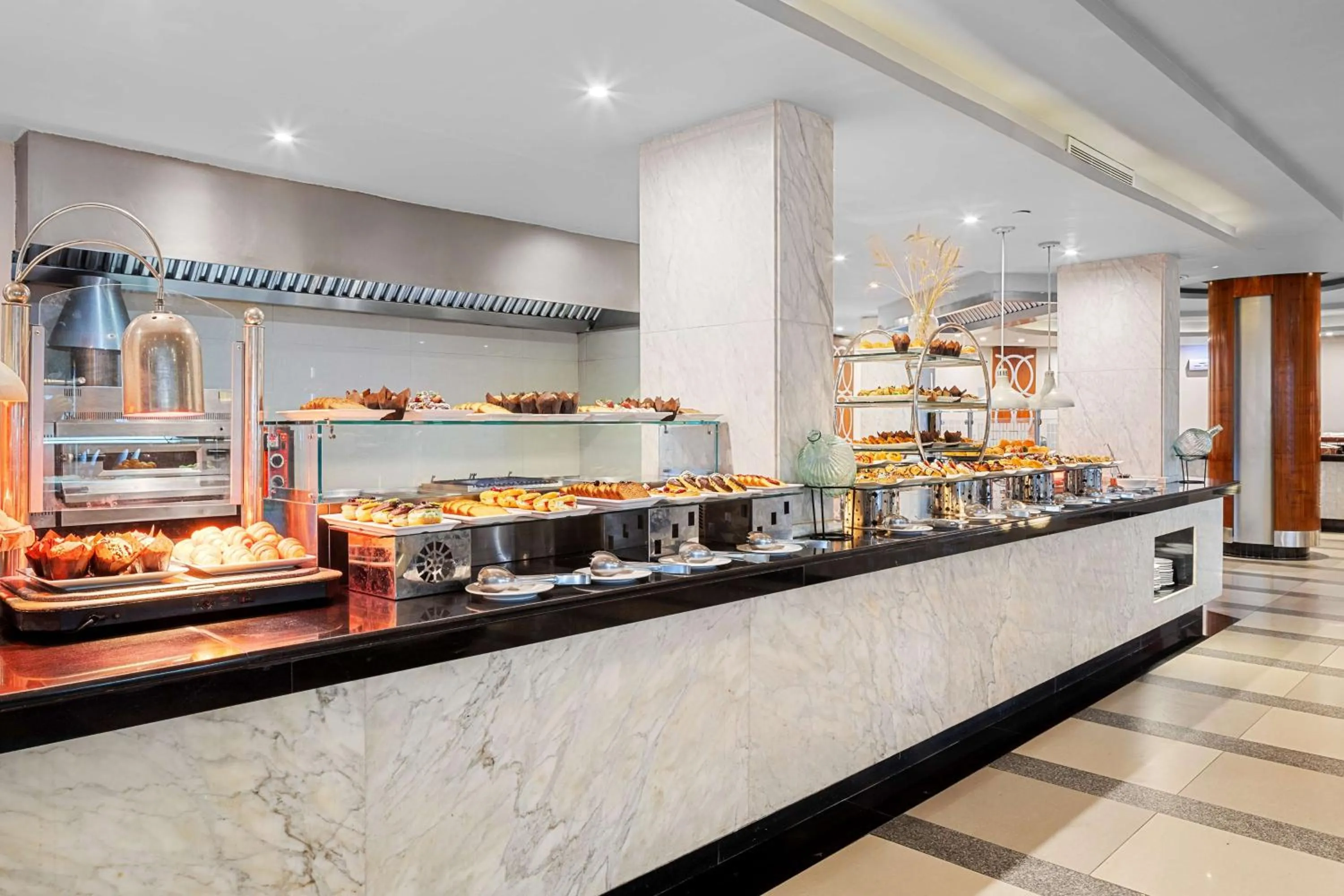 Breakfast in DoubleTree by Hilton Sharks Bay Resort