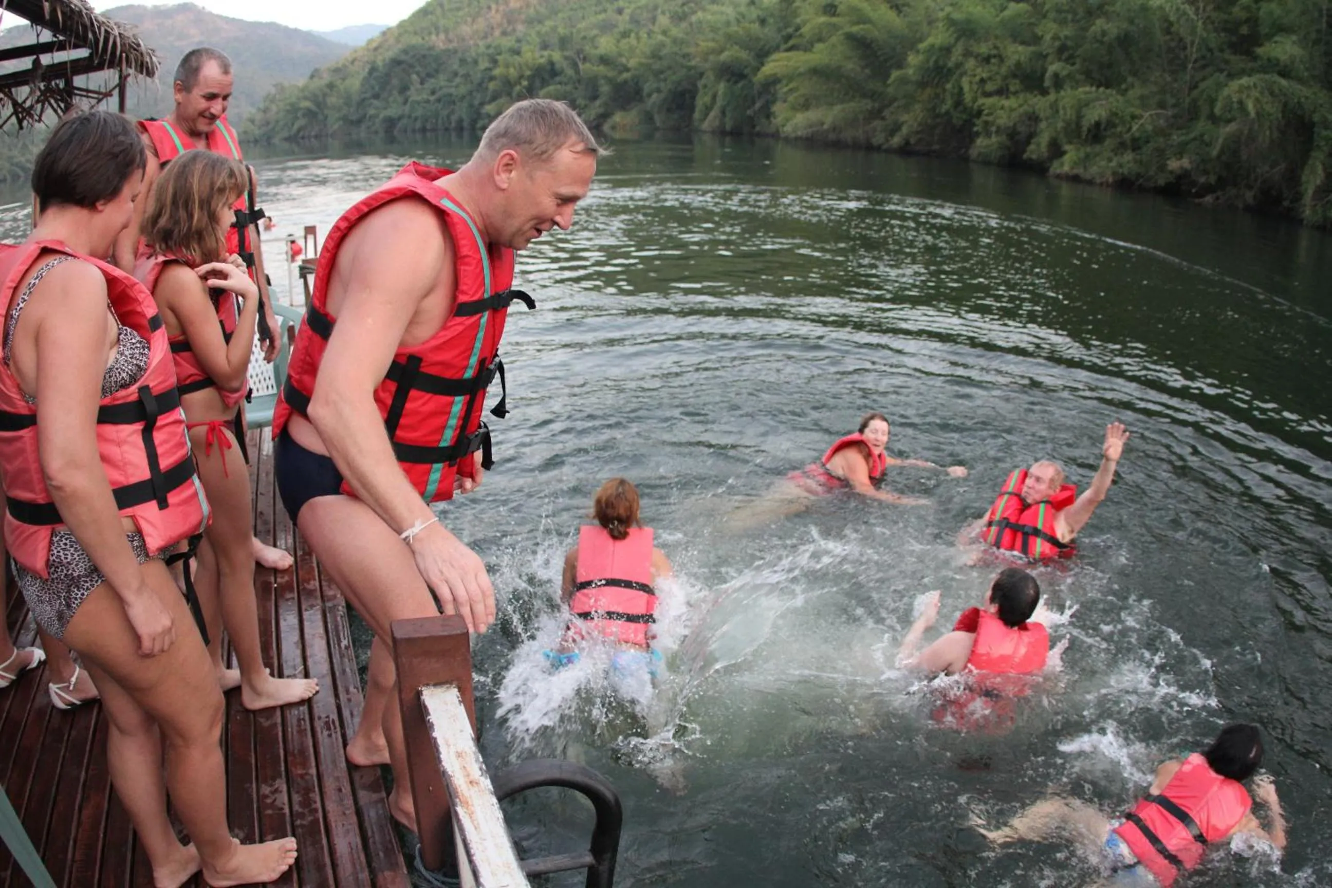 People in The Hub Erawan Resort