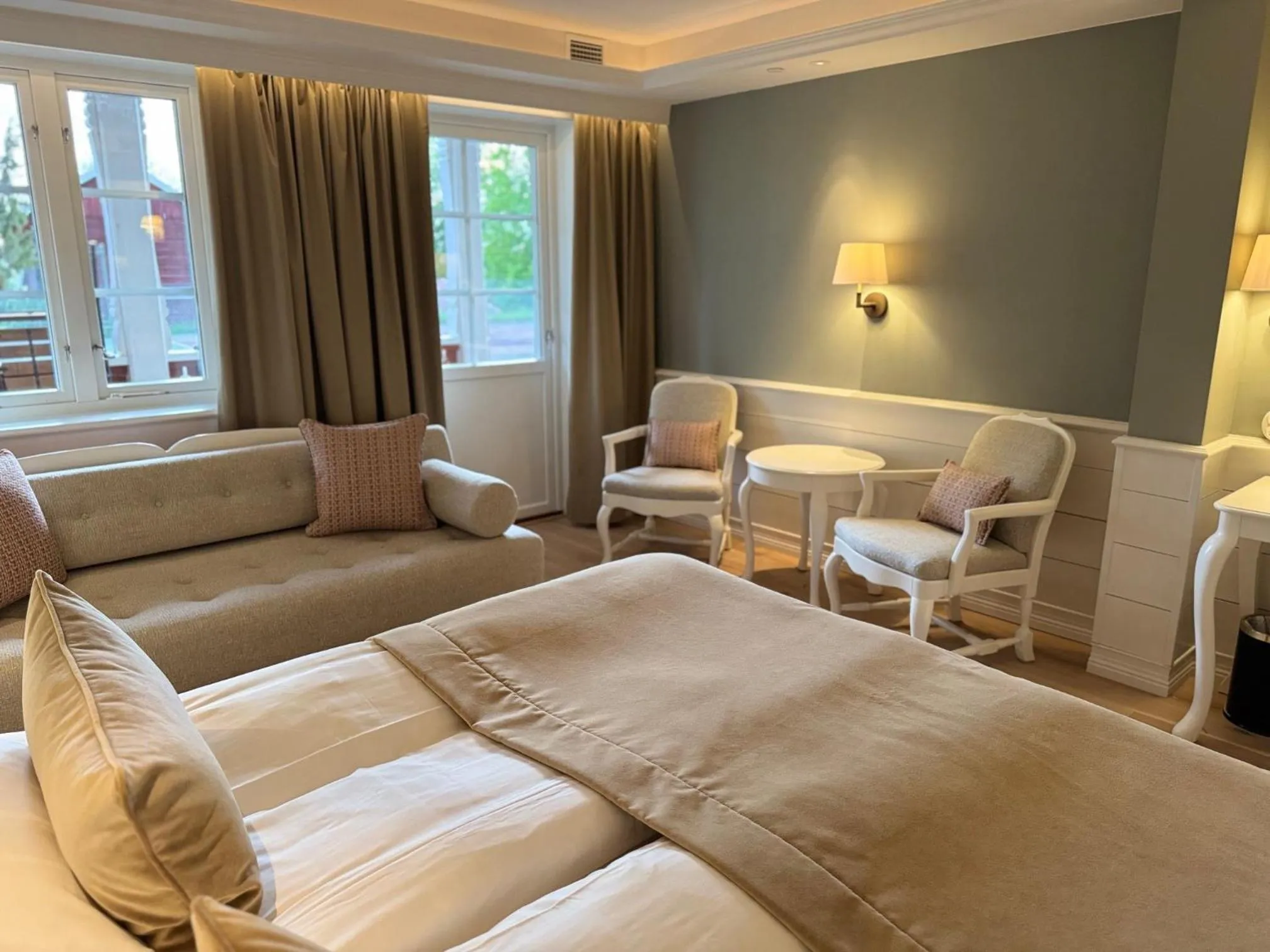 Bed in Åkerblads Hotell Gästgiveri Spa