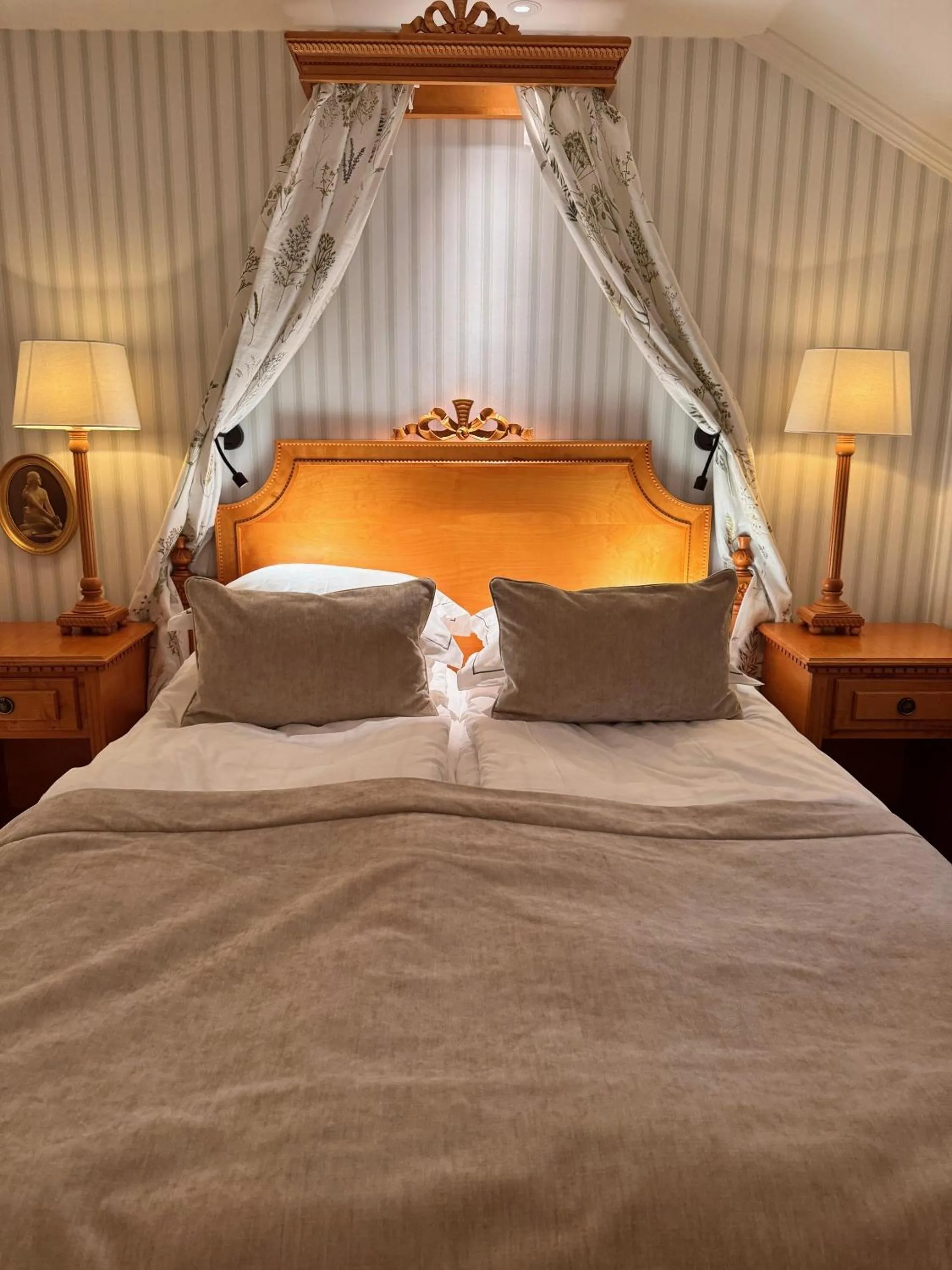 Bed in Åkerblads Hotell Gästgiveri Spa