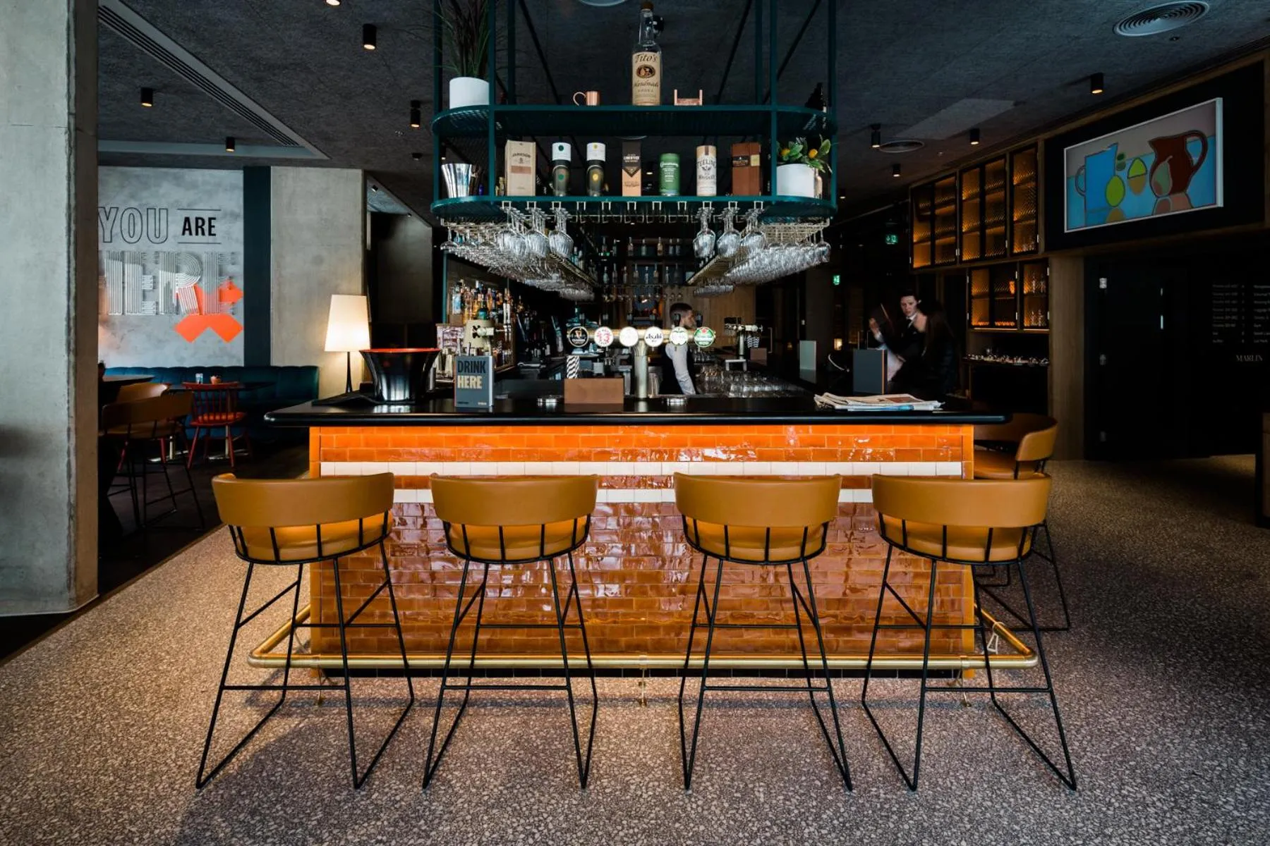 Lounge or bar in Marlin Hotel Stephens Green