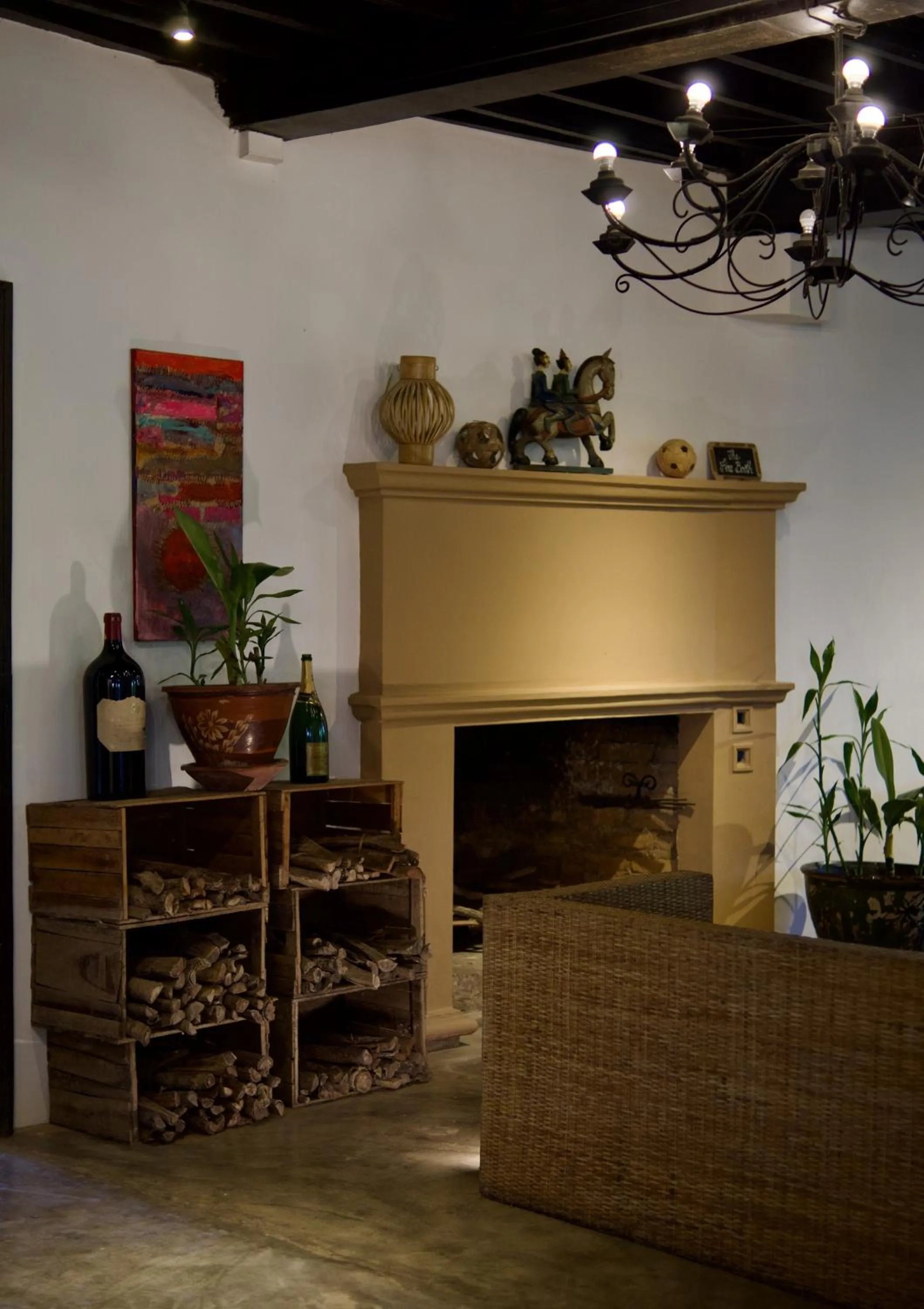 Seating area in ViewPoint Ecolodge