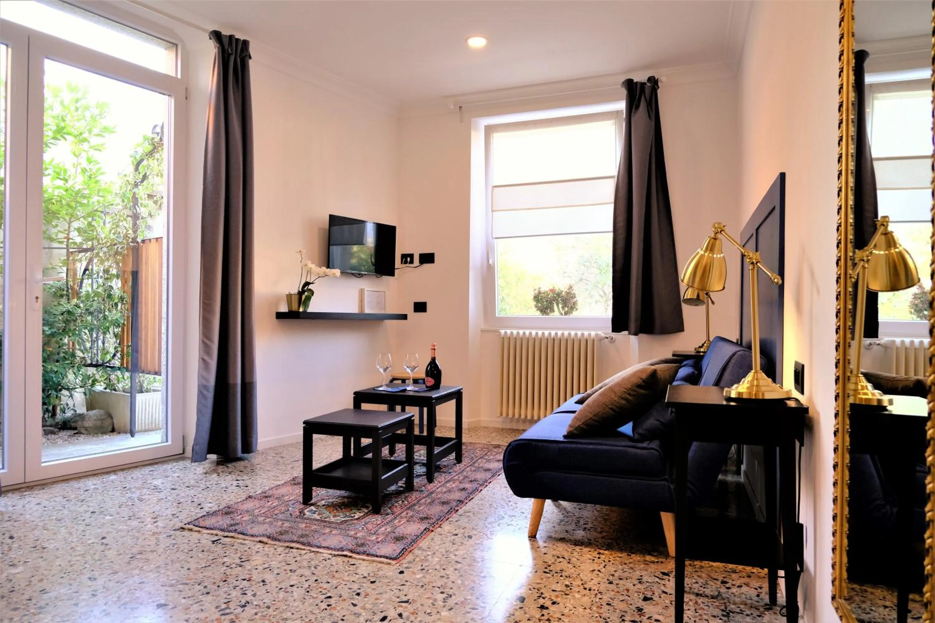 Living room in Residenza Laurum