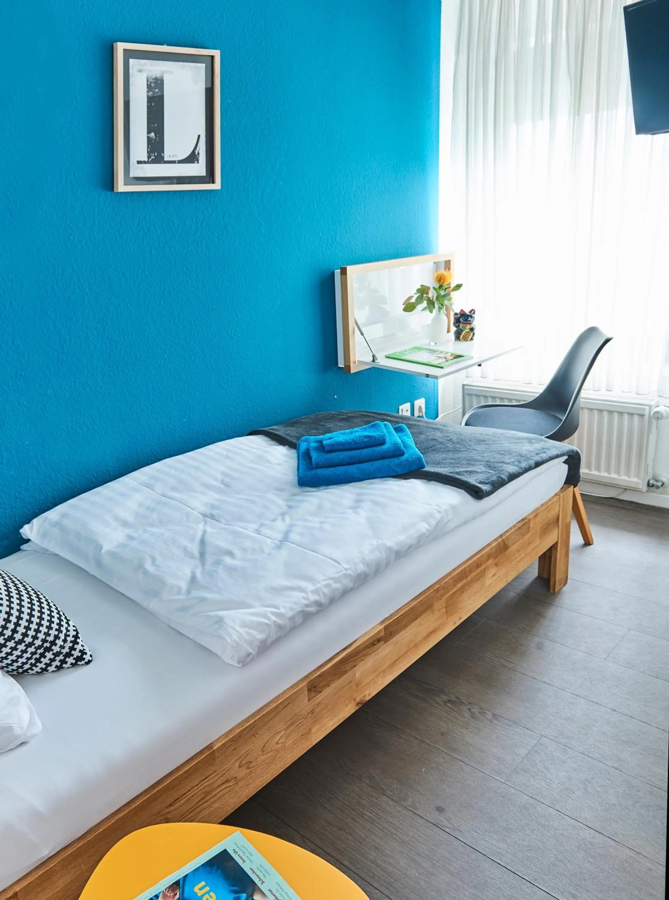 Bed in SCHLAFGUT! HOTEL-WILL.ICH Garni