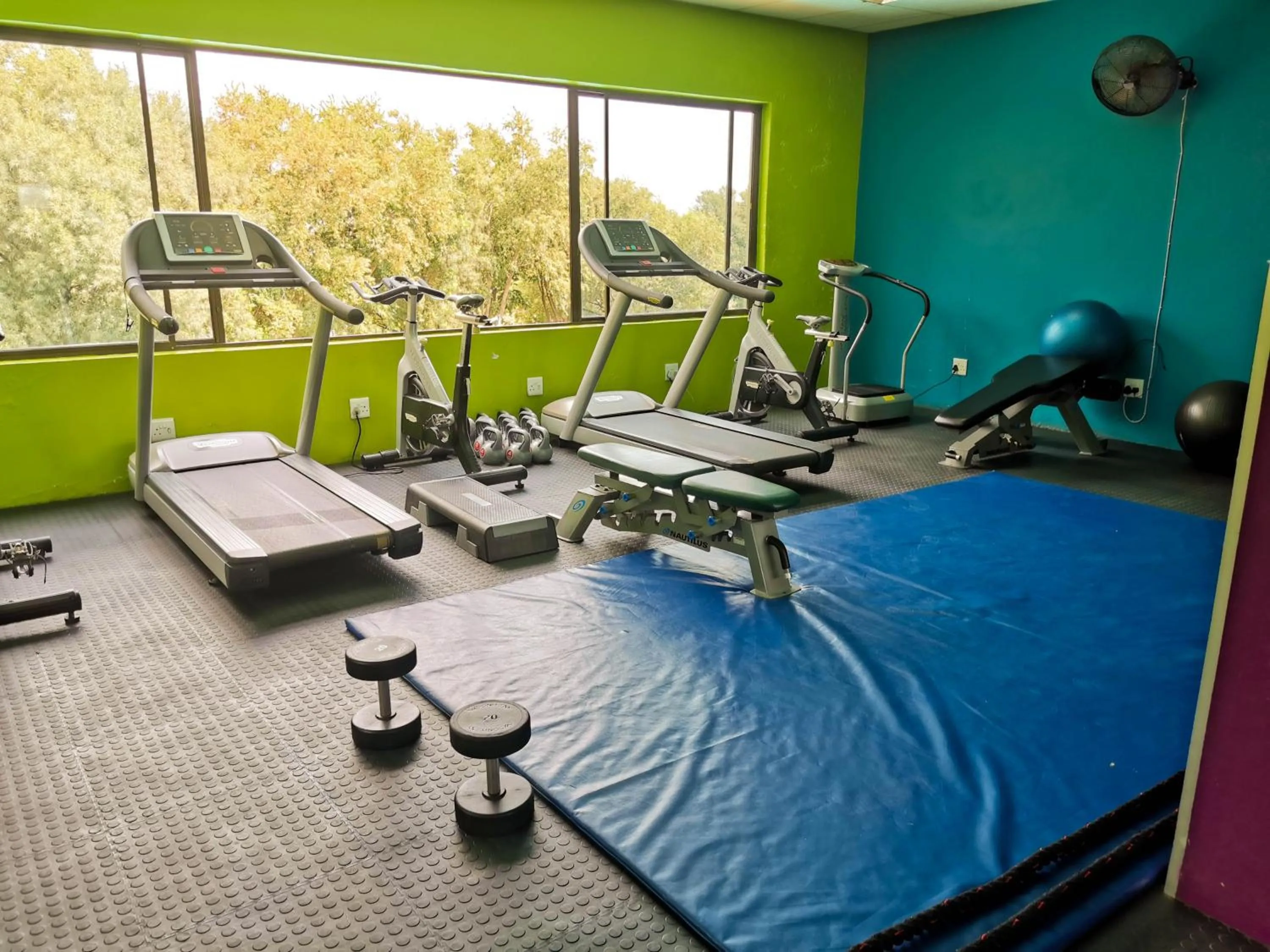 Fitness centre/facilities in Umuzi Lodge