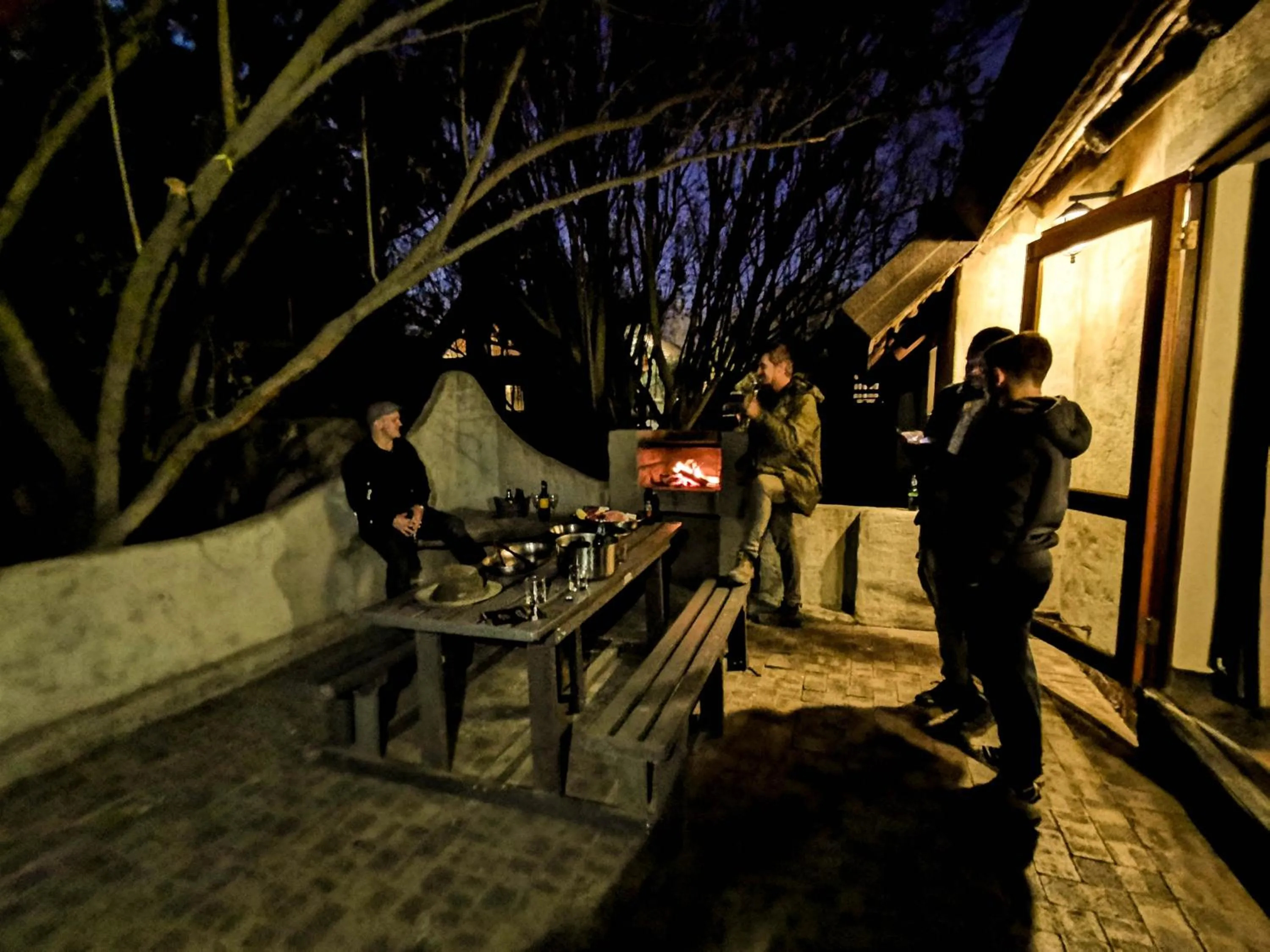 Patio in Umuzi Lodge