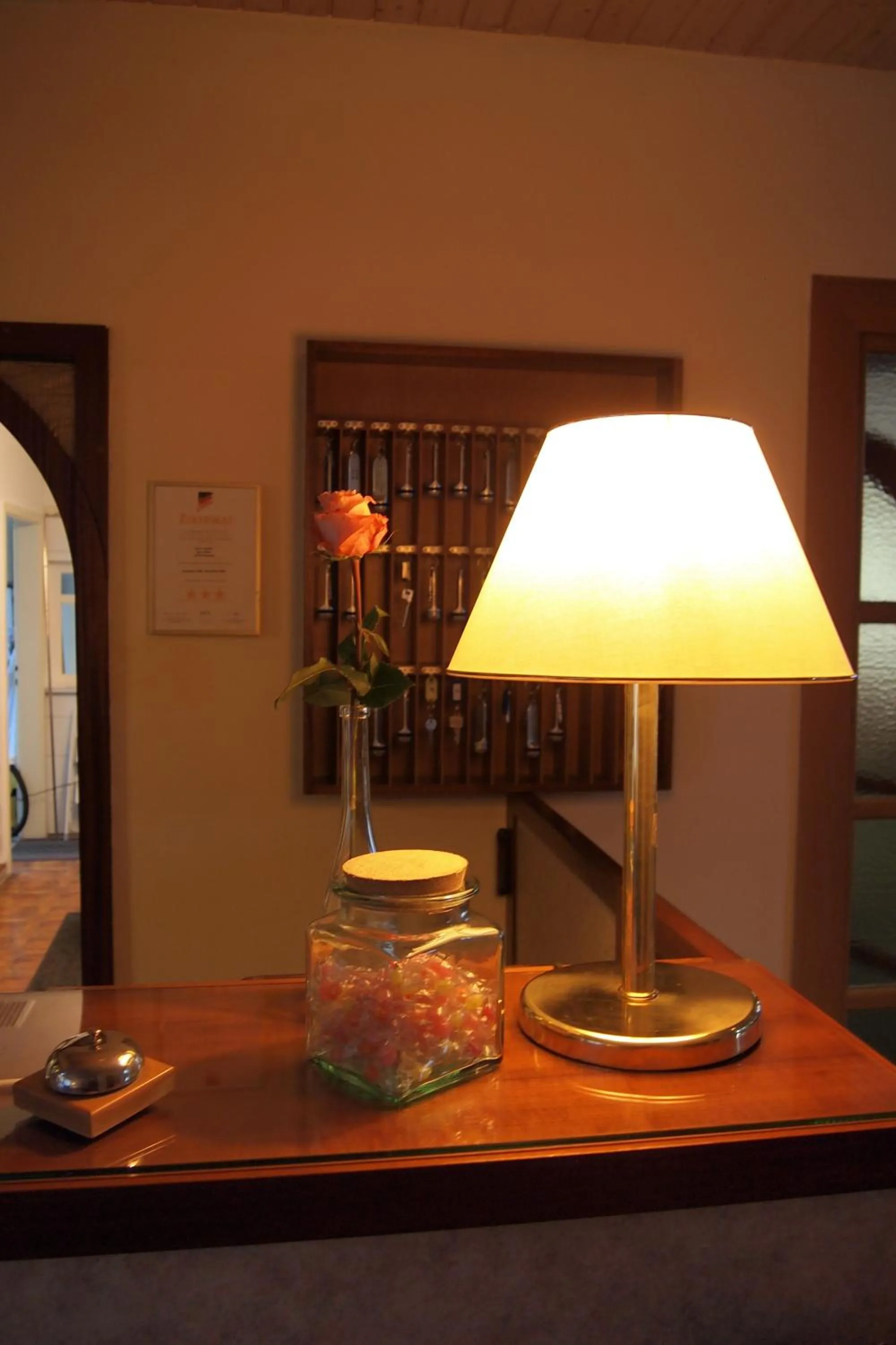 Lobby or reception in Hotel am Bad