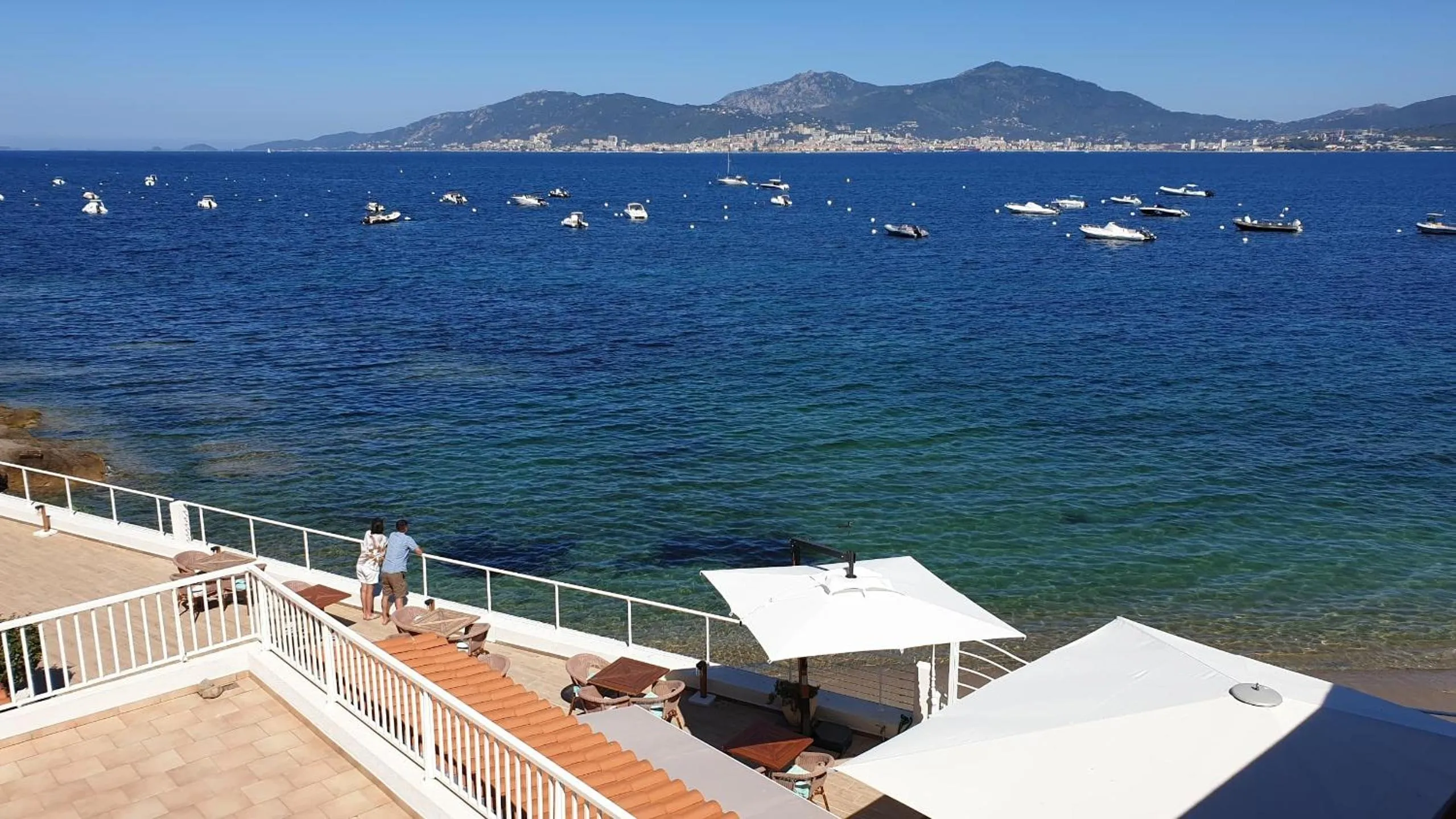 Sea view in Hôtel U Paradisu