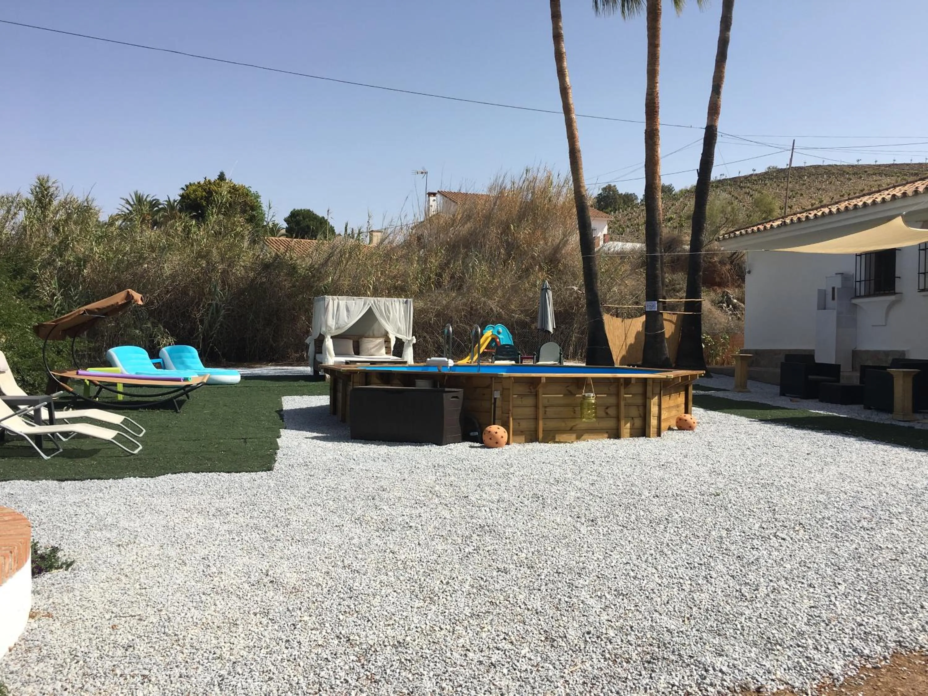 Pool view in Casa Rural Paloma