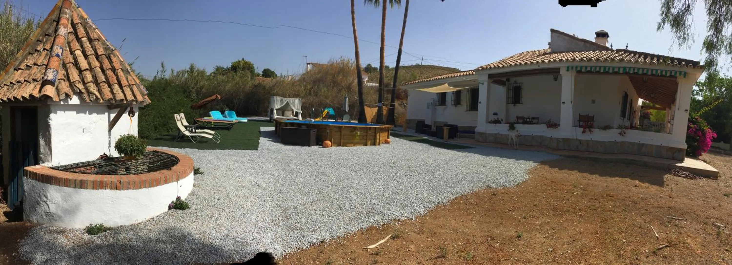 Pool view in Casa Rural Paloma