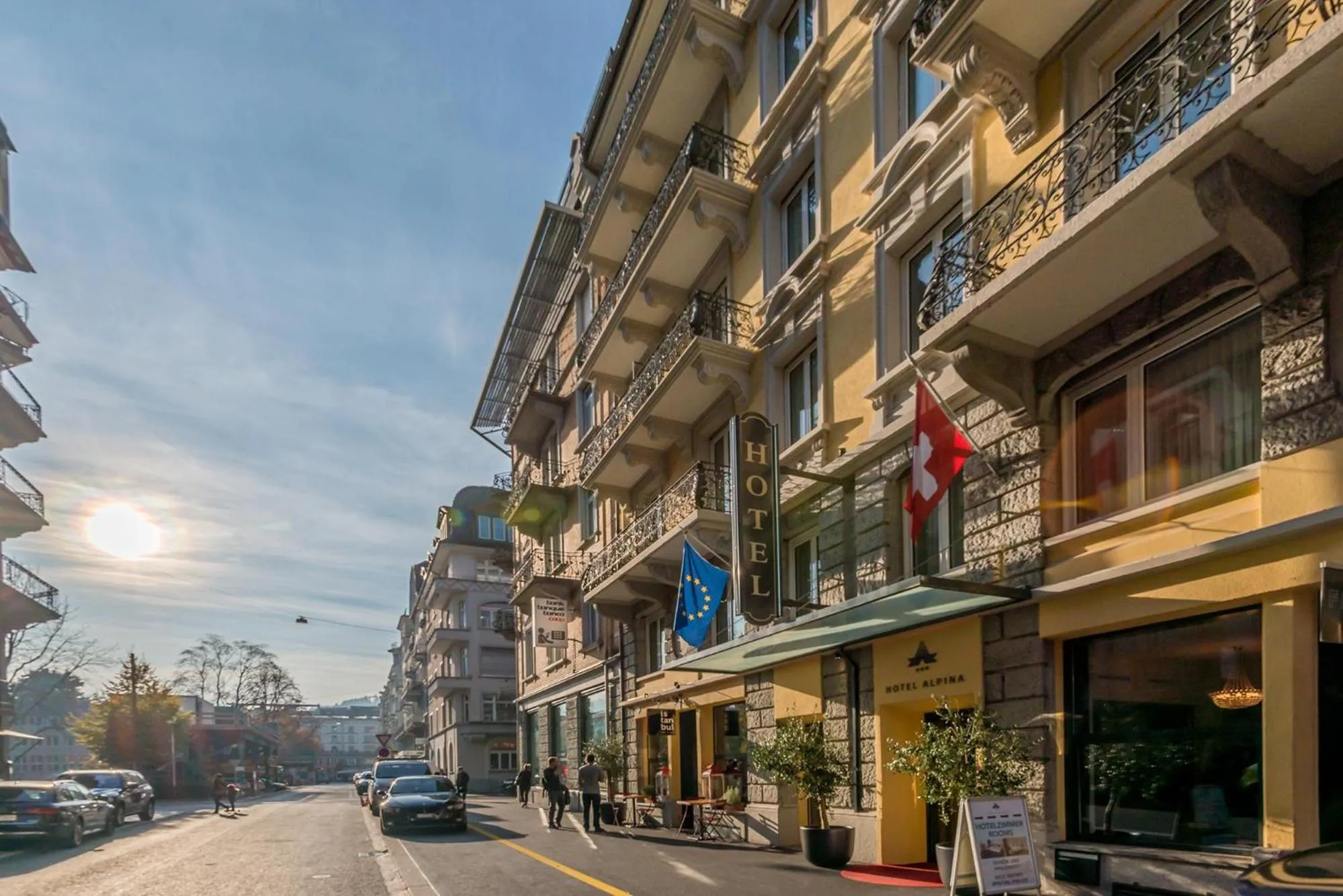 Property building in Hotel Alpina Luzern