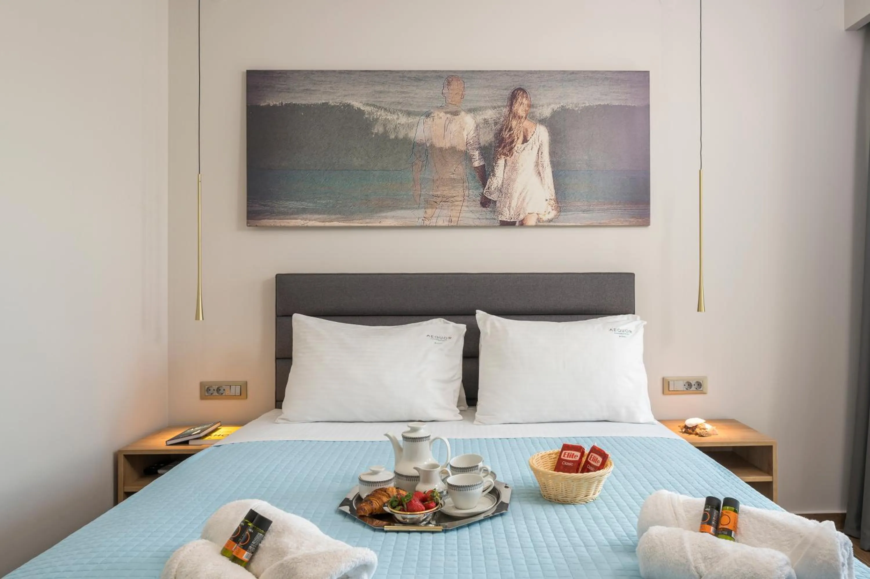 Bed in Aequor Luxury Rooms & Apartments