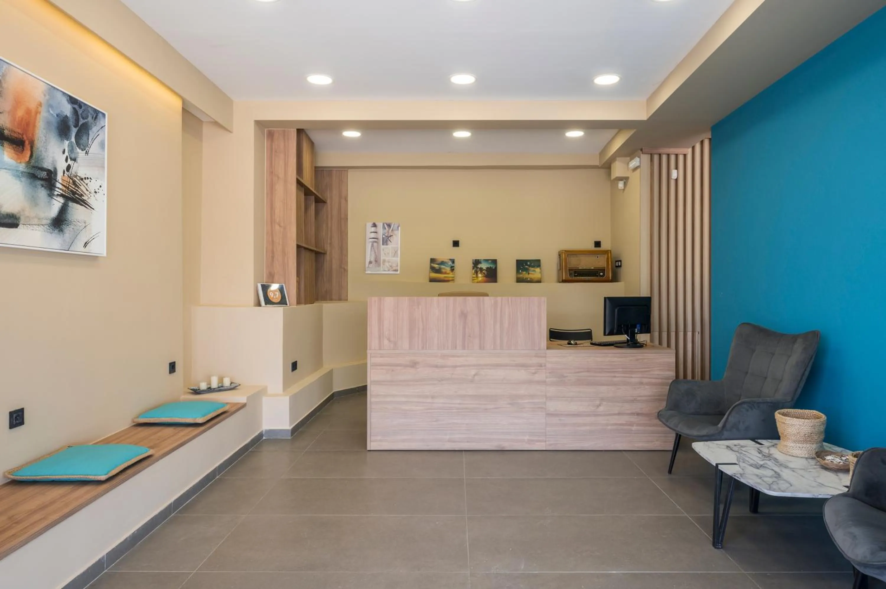 Lobby or reception in Aequor Luxury Rooms & Apartments