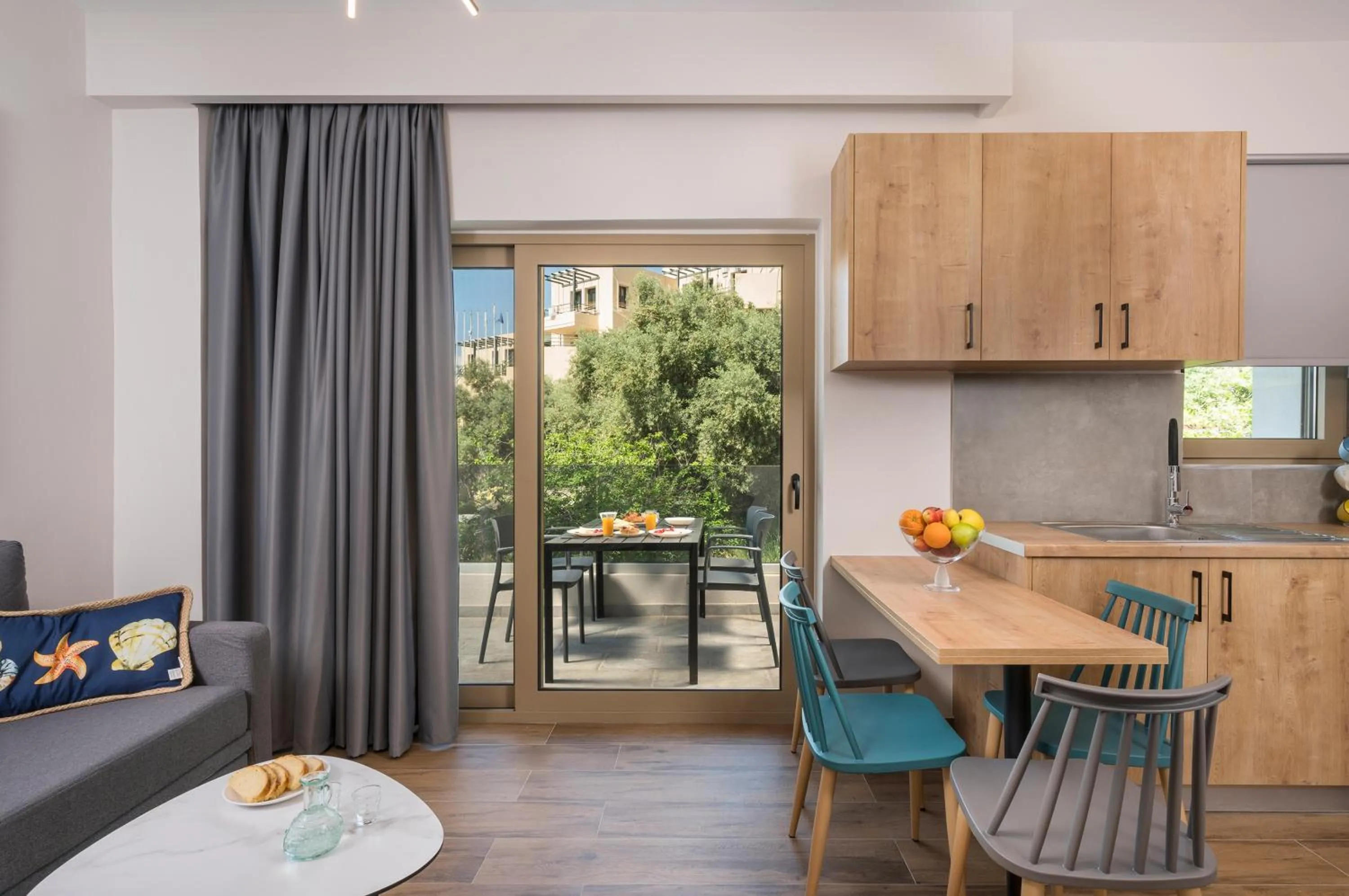 Kitchen or kitchenette in Aequor Luxury Rooms & Apartments