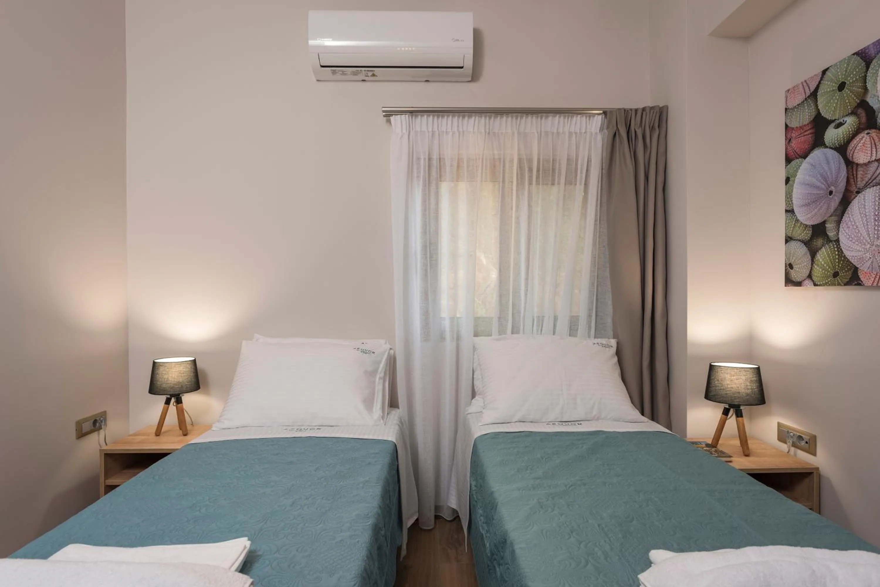 Bed in Aequor Luxury Rooms & Apartments