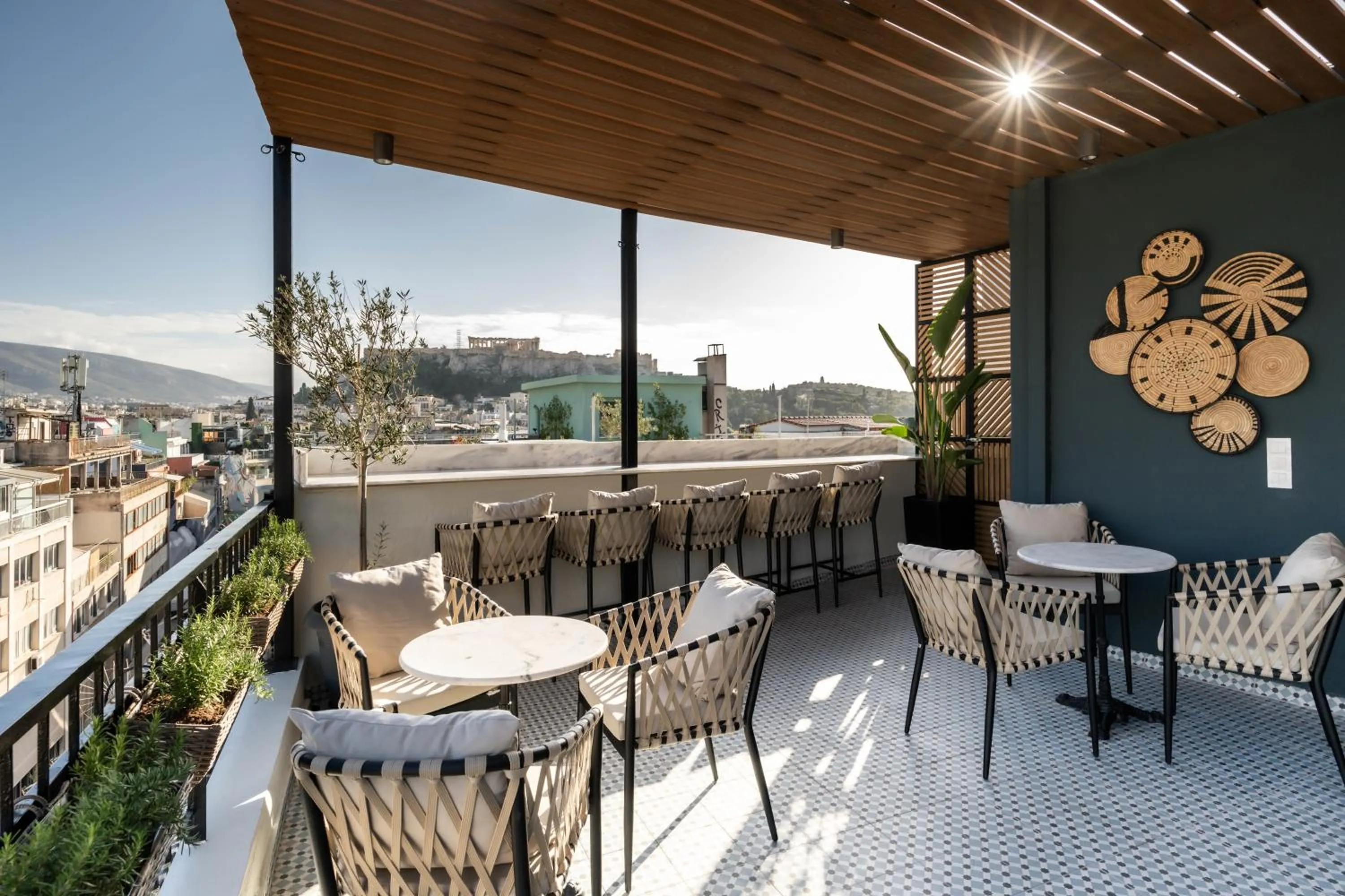 Seating area in PAME House