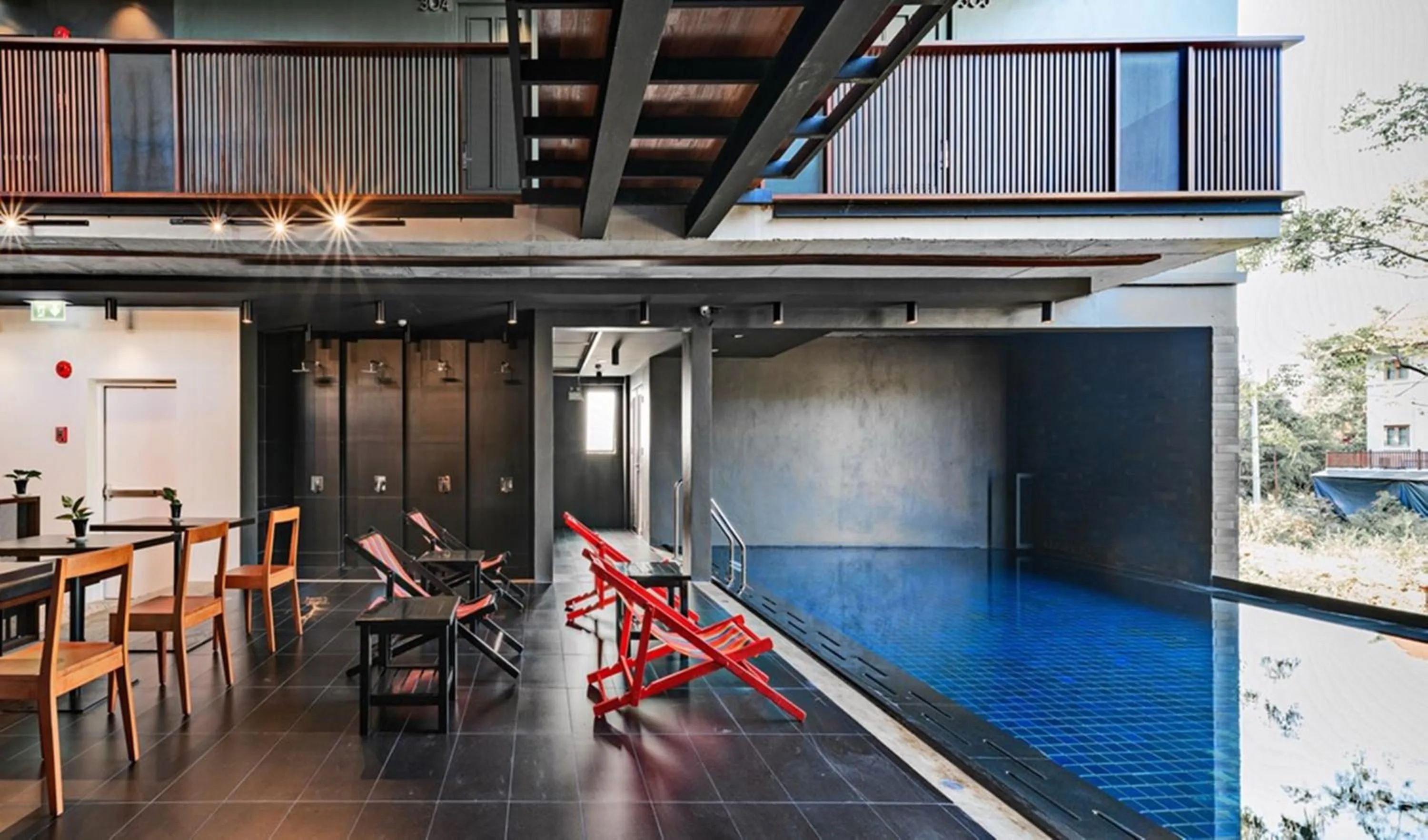 Swimming pool in Hua Hin Habitat Hotel- SHA Extra Plus