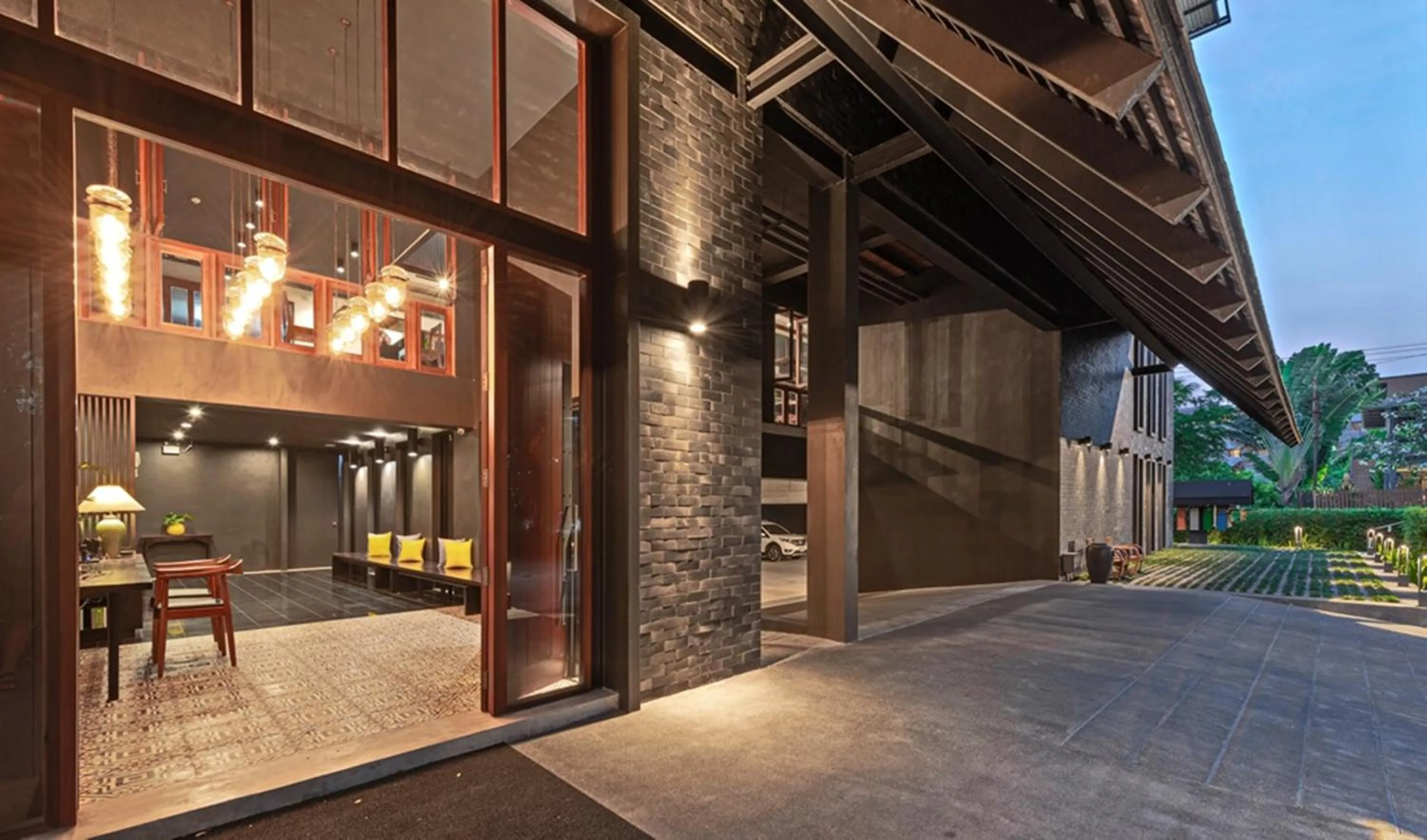 Facade/entrance in Hua Hin Habitat Hotel- SHA Extra Plus